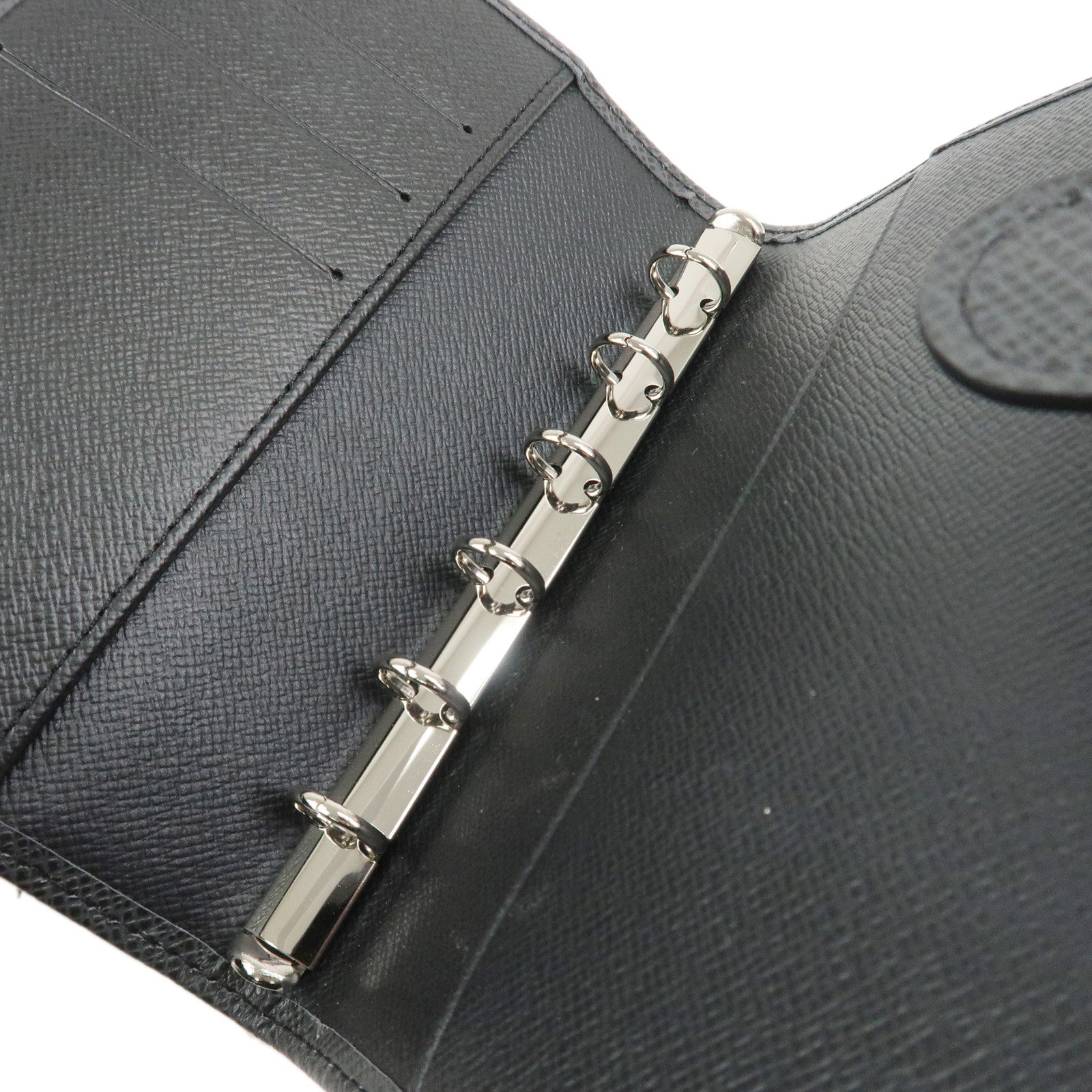 Louis Vuitton Taiga Leather Agenda PM Planner Cover Ardoise R20426