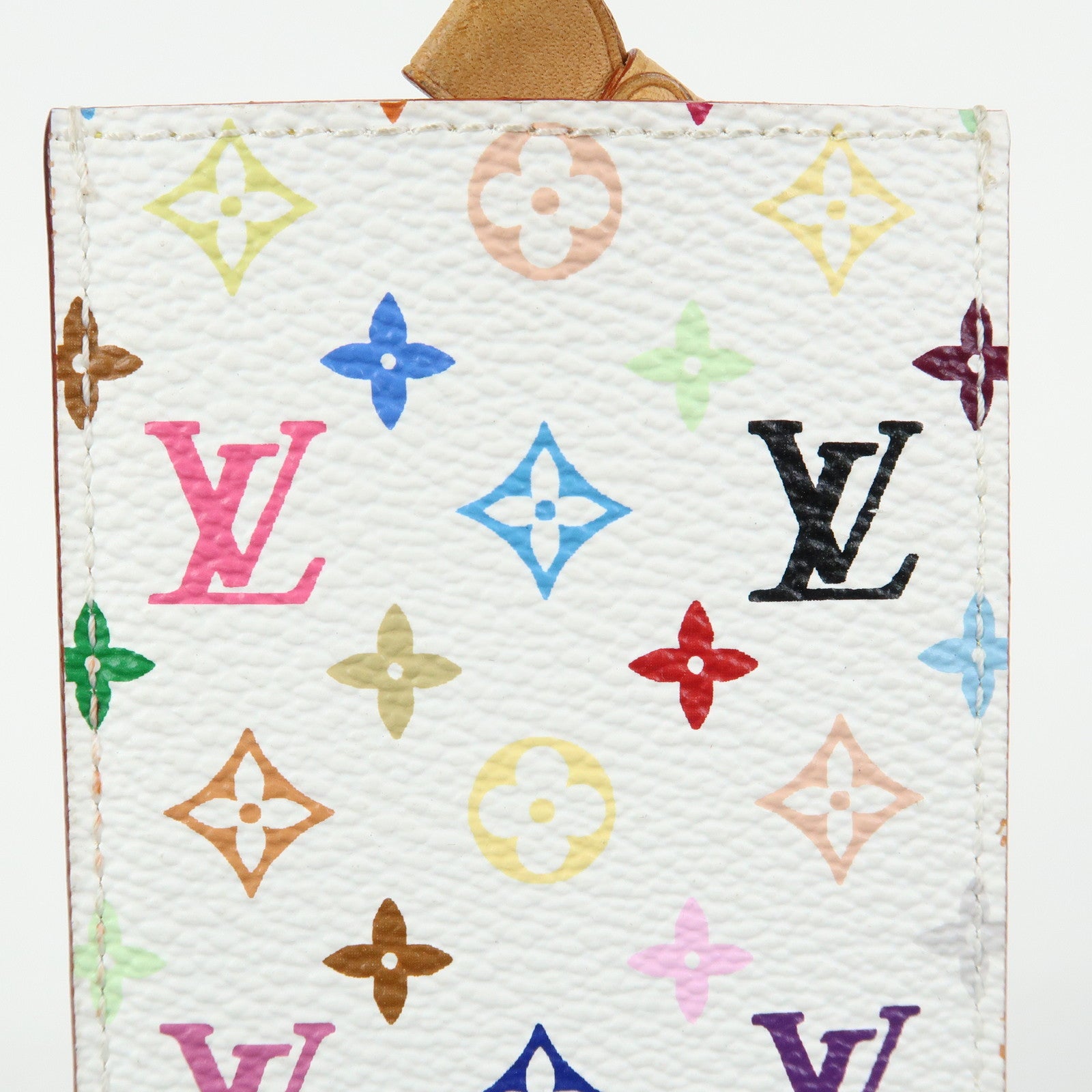 Louis Vuitton Monogram Étui Miroir Multicolor Blanc M92651