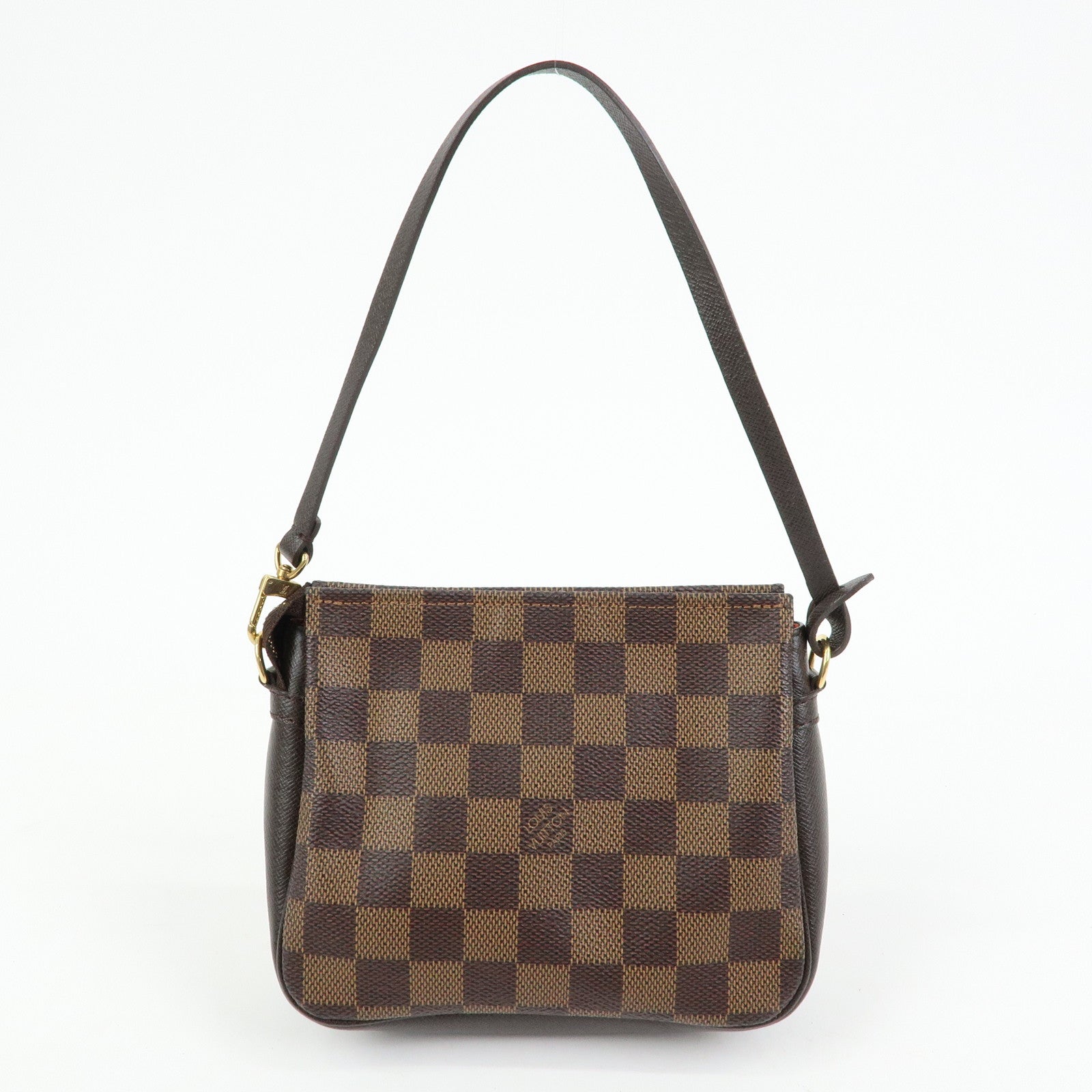 Louis Vuitton Damier Trousse Makeup Accessory Pouch Brown N51982