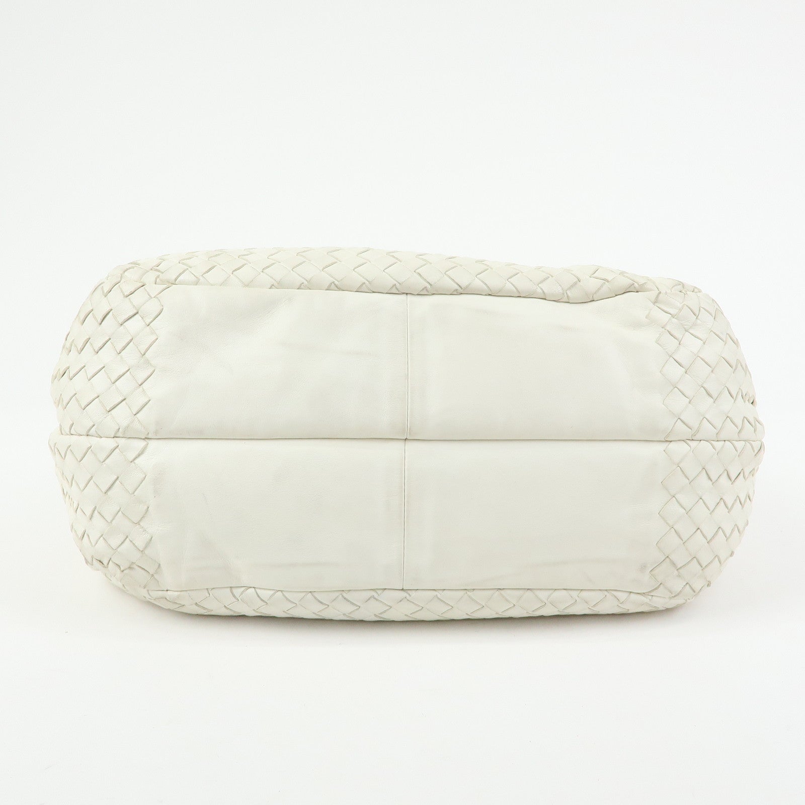 BOTTEGA VENETA Intrecciato Campana Leather Shoulder Bag 125787