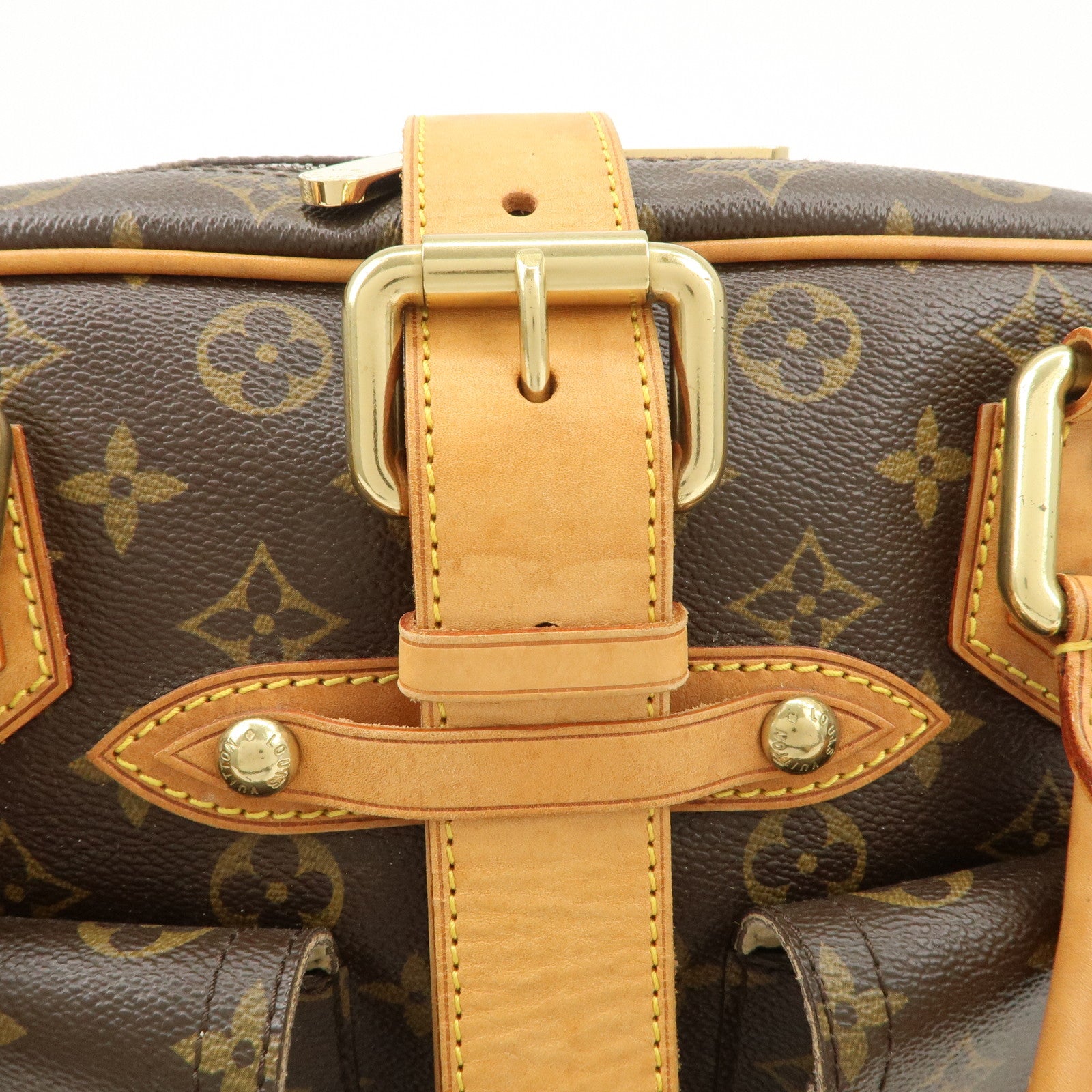 Louis Vuitton Monogram Manhattan GM Hand Bag M40025 Used