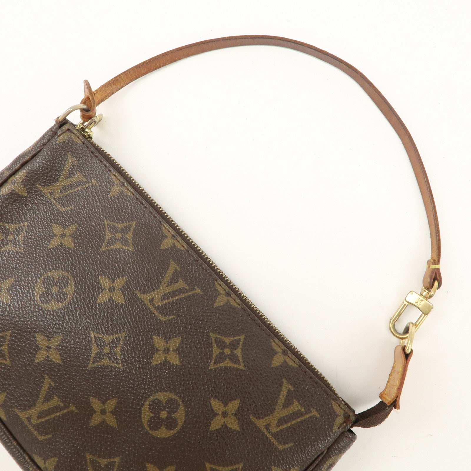 Louis Vuitton Monogram Pochette Accessories Pouch Hand Bag M51980 Used