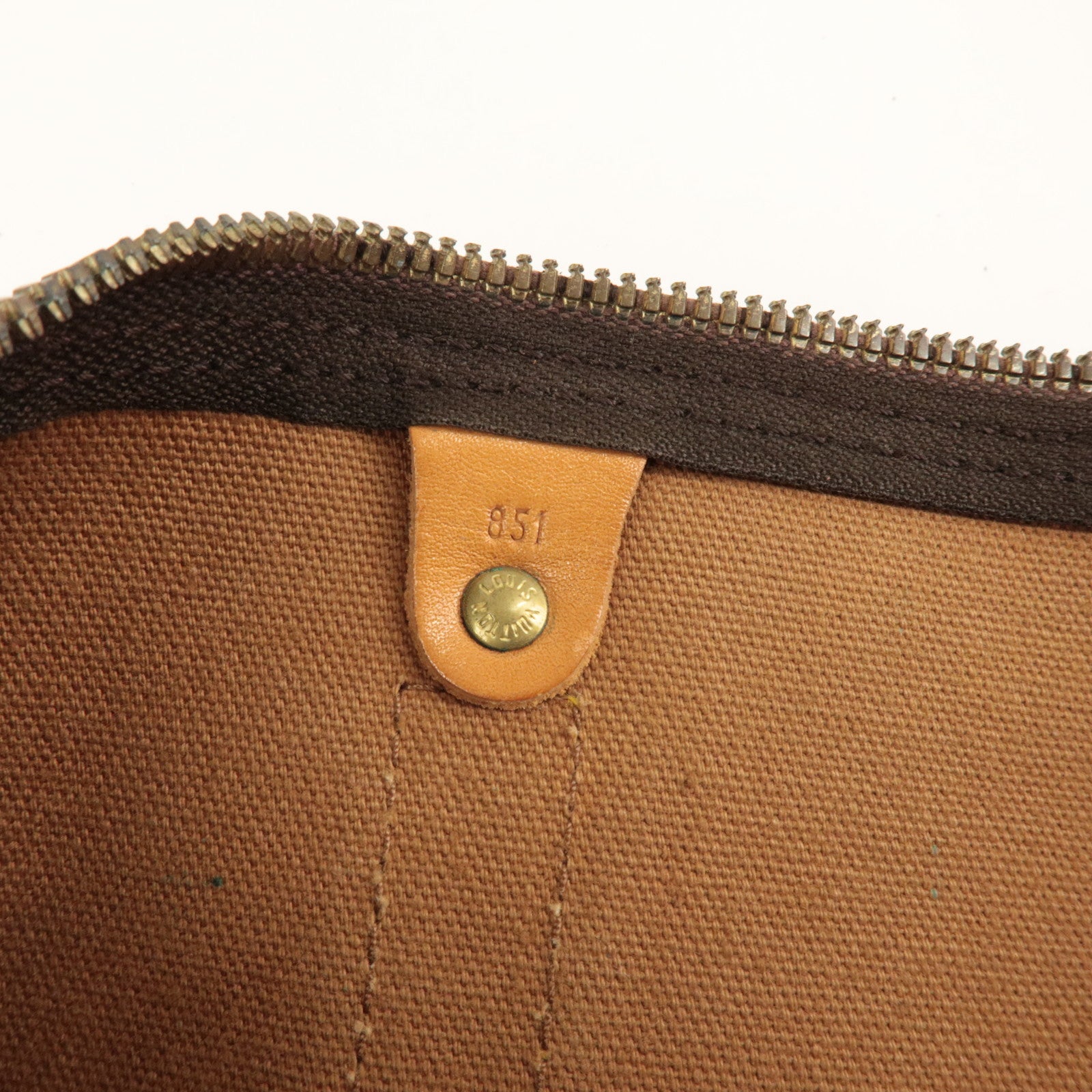 Louis Vuitton Monogram Keep All 45 Boston Bag Brown M41428