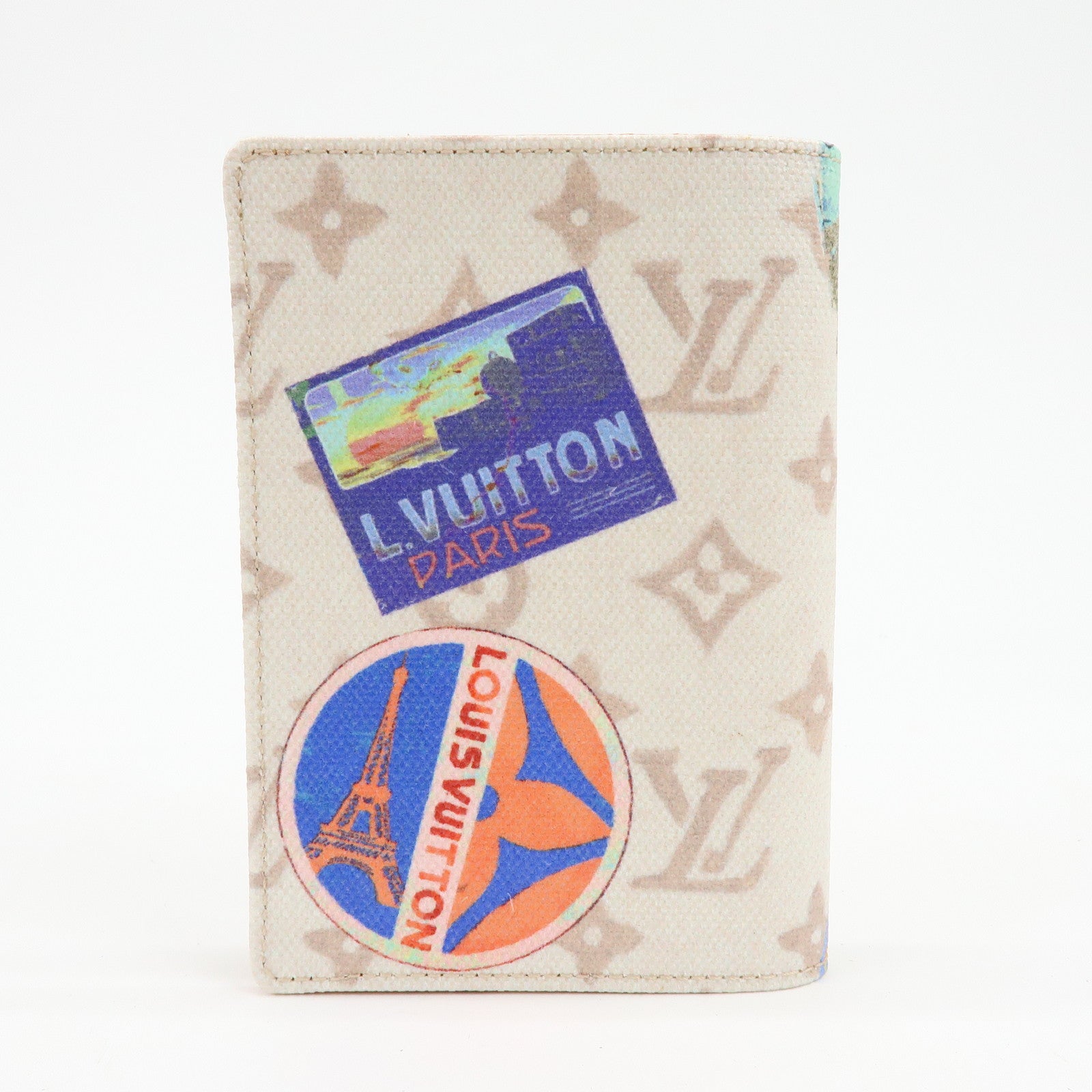 Louis Vuitton Monogram Canvas Couverture Passport Case Dune M14621