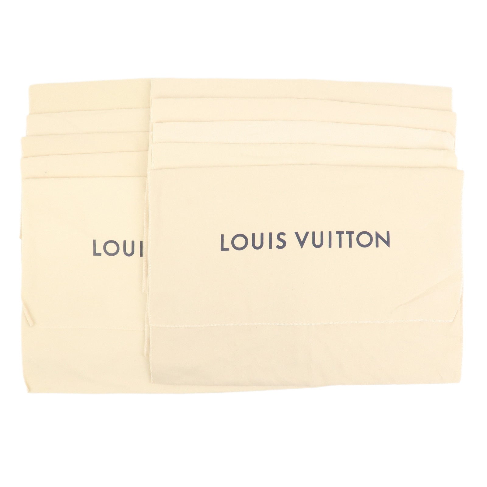 Louis Vuitton Set of 10 Dust Bag Storage Bag Flap Style