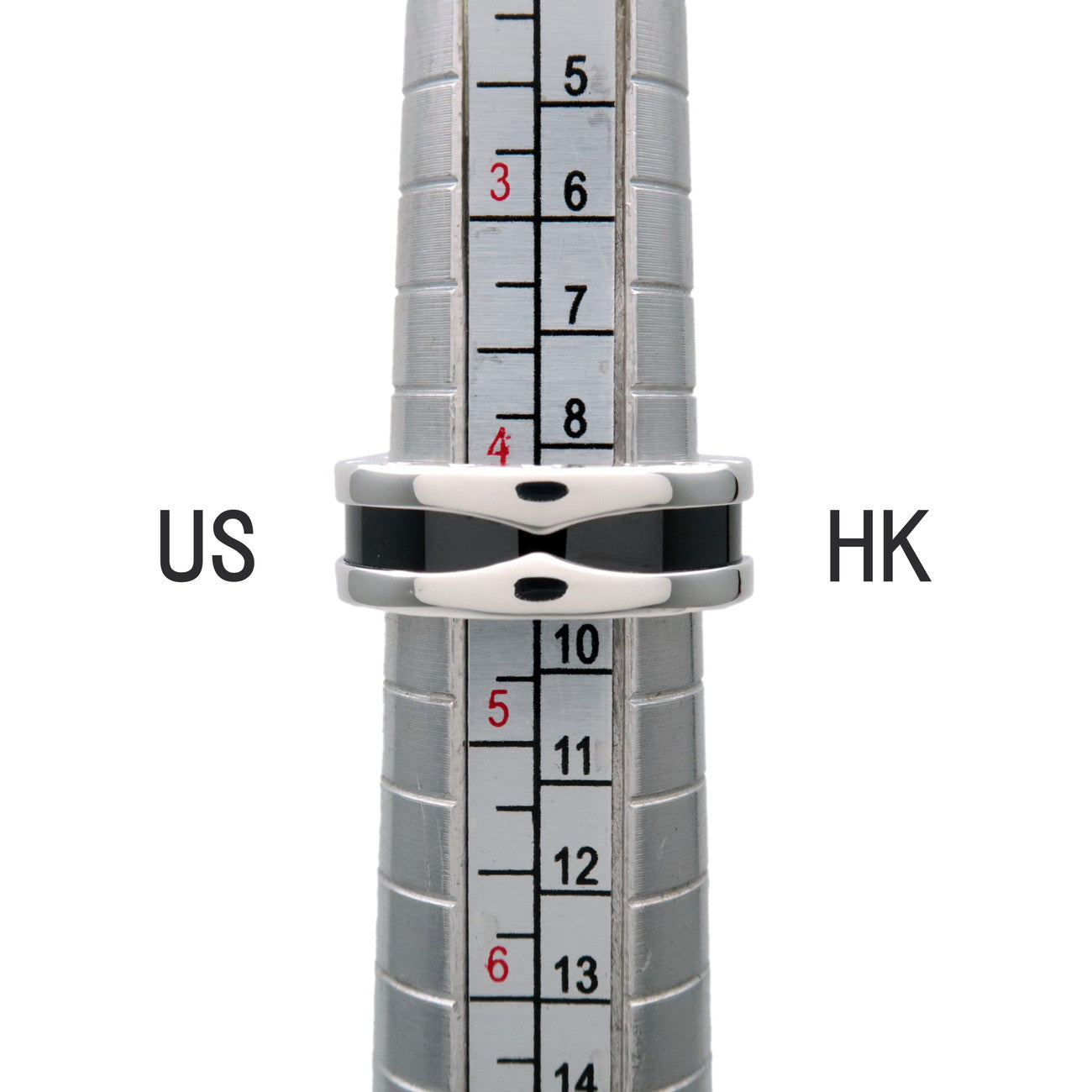 BVLGARI B-Zero1 Save the Children SV925 Ceramic Ring #48 US4 Black