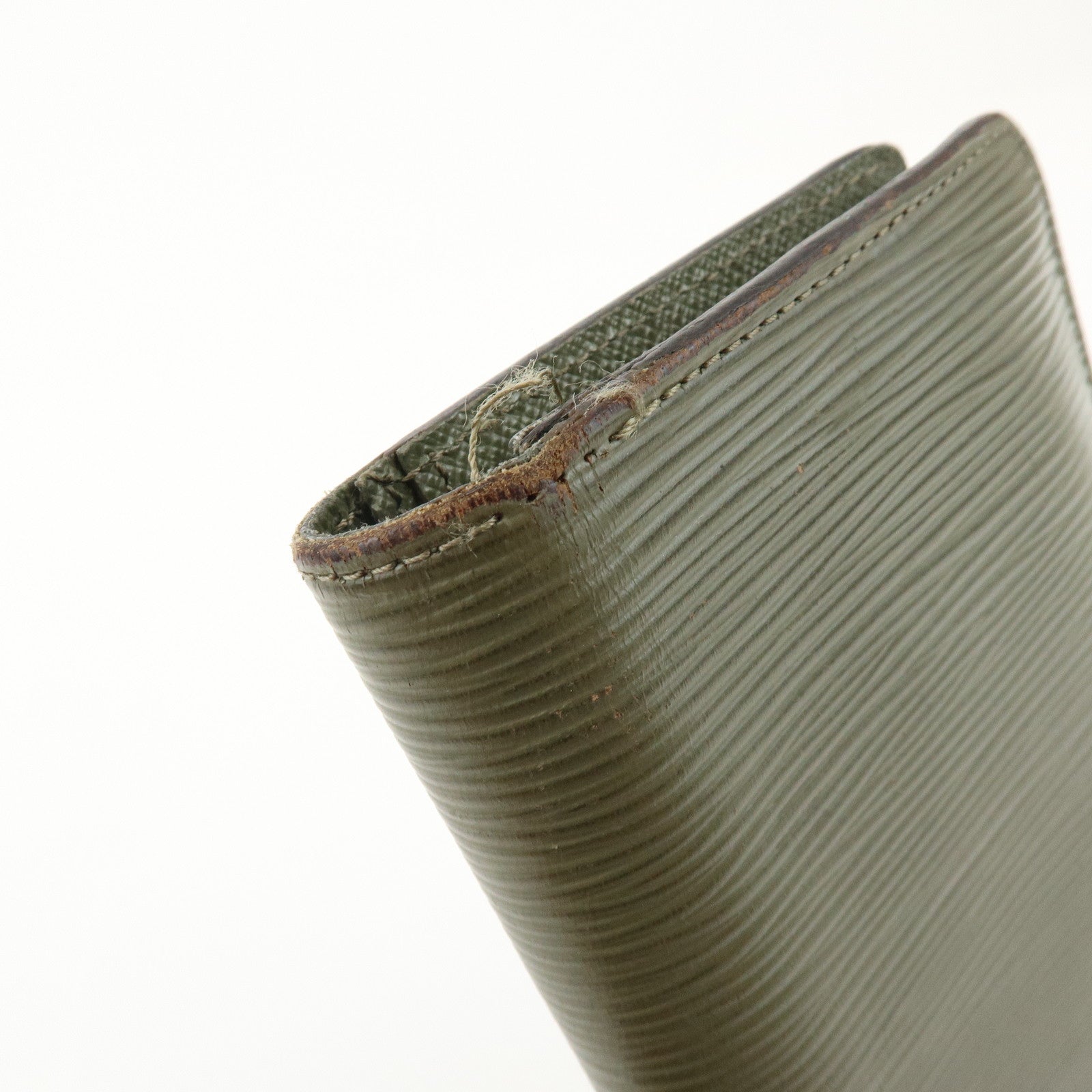 Louis Vuitton Epi Leather Portefeuille Brazza Wallet Khaki M61819