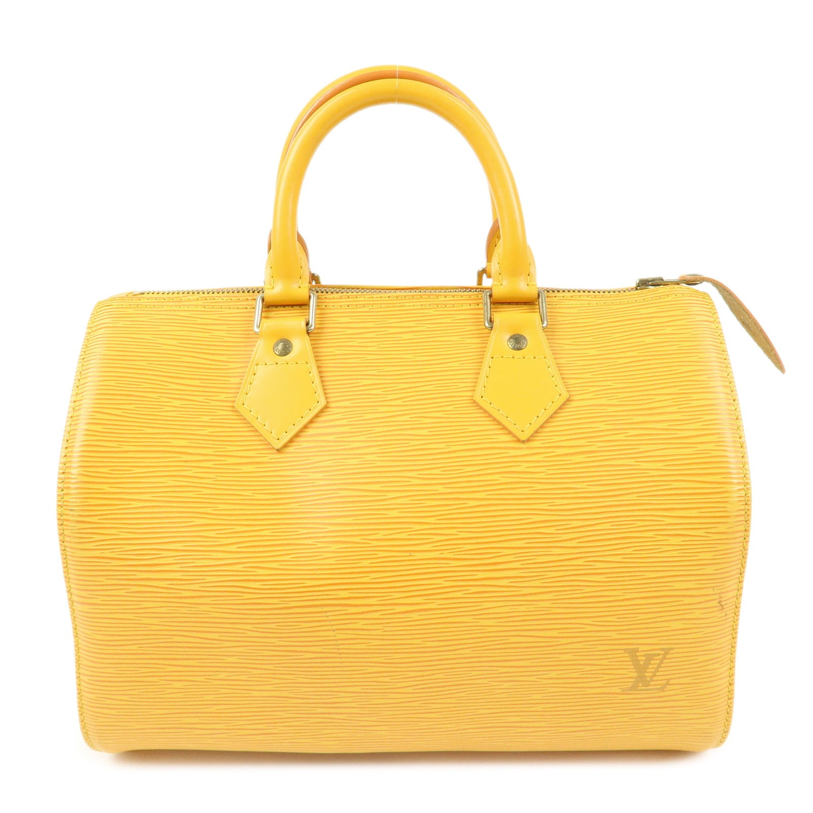 Louis Vuitton Epi Speedy 25 Boston Bag Hand Bag Yellow M43019