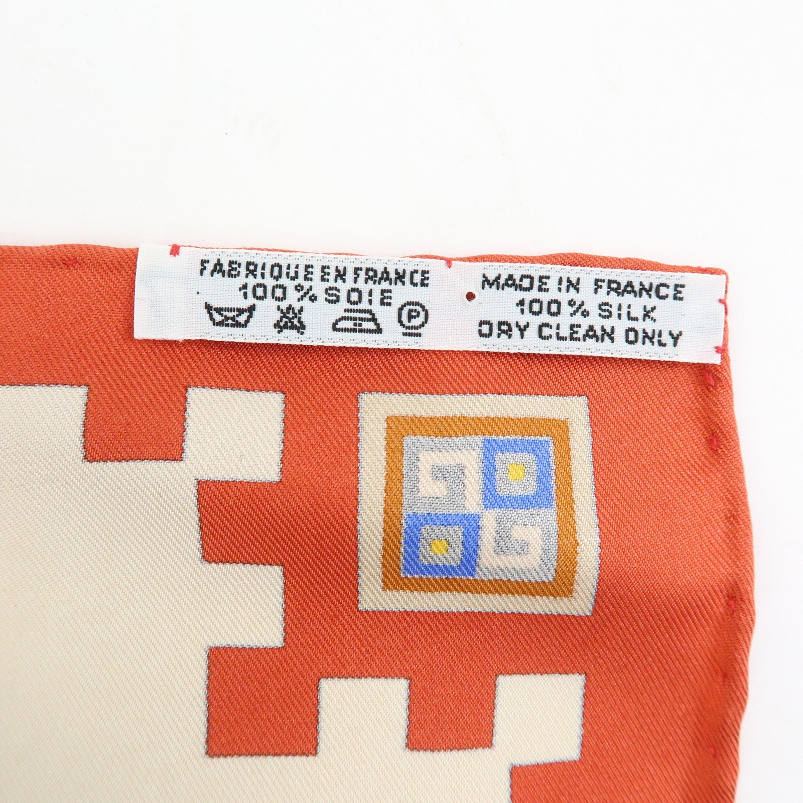 HERMES Carre 90 Silk 100% Scarf MUSIQUE DES DIEUX Multicolor