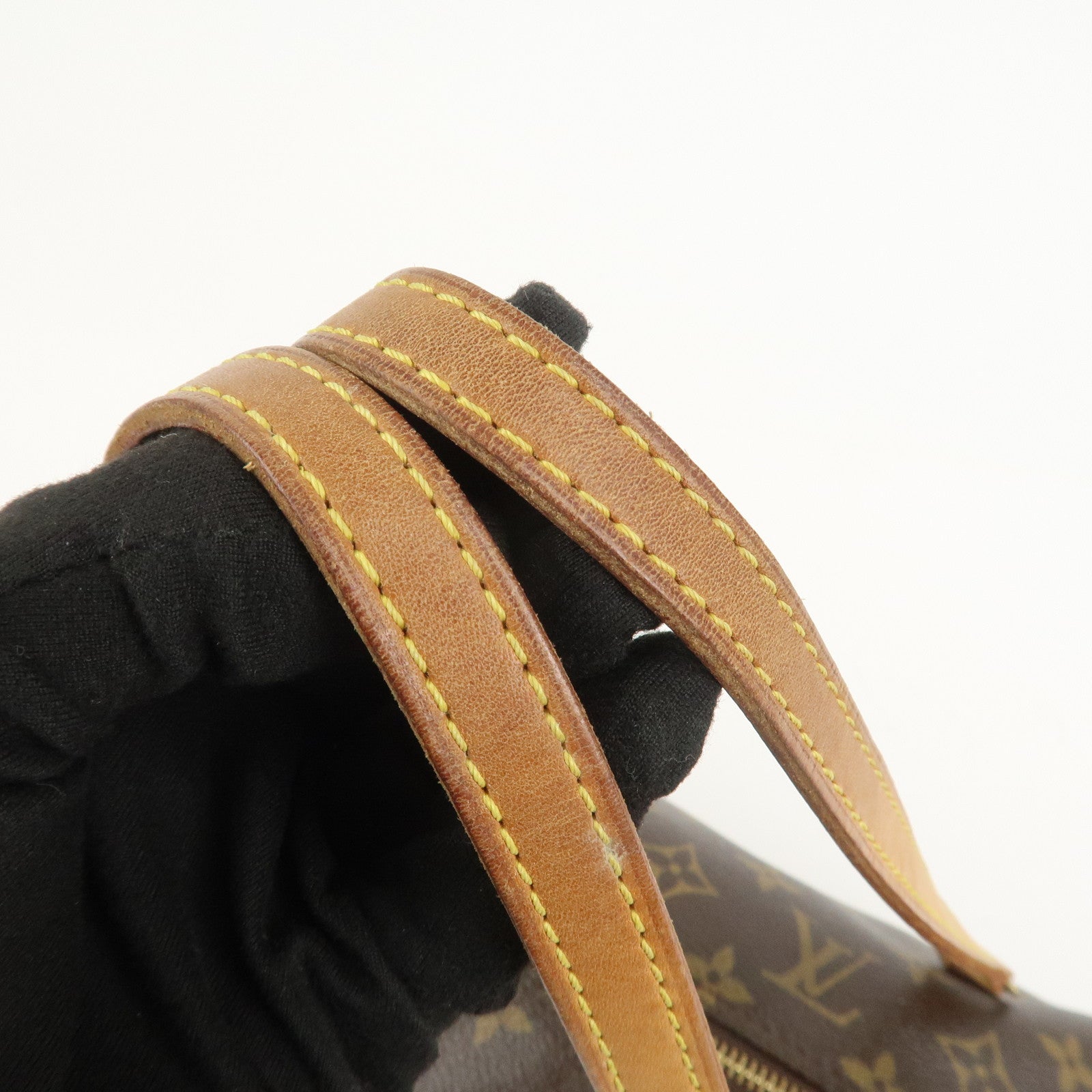 Louis Vuitton Monogram Papillon 30 Hand Bag Brown M51385