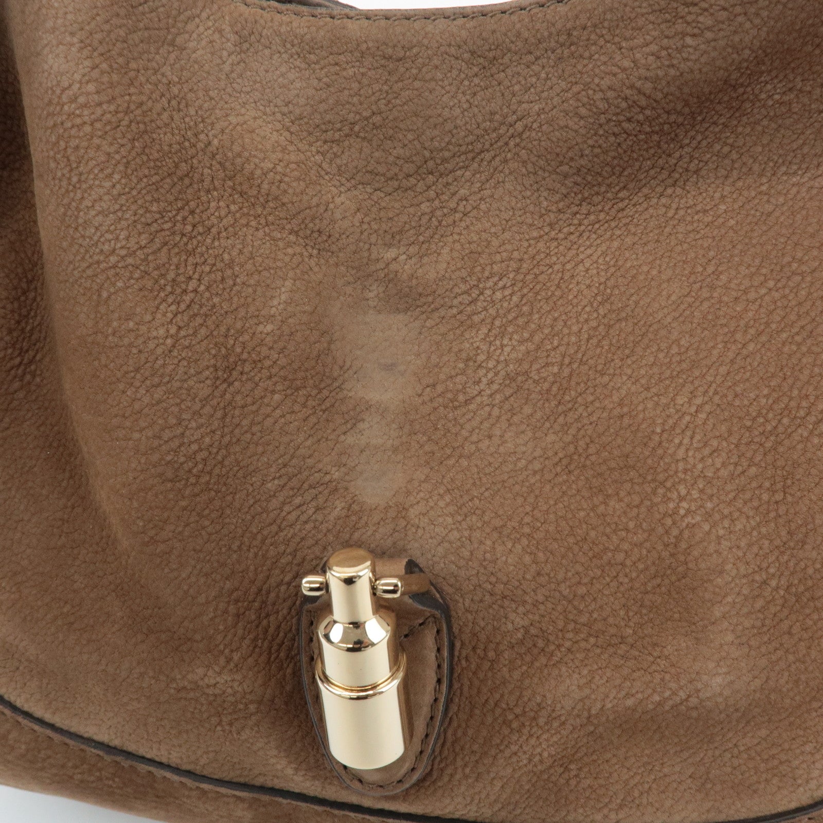 GUCCI New Jackie Leather Shoulder Bag Hand Bag Brown 277520 Used