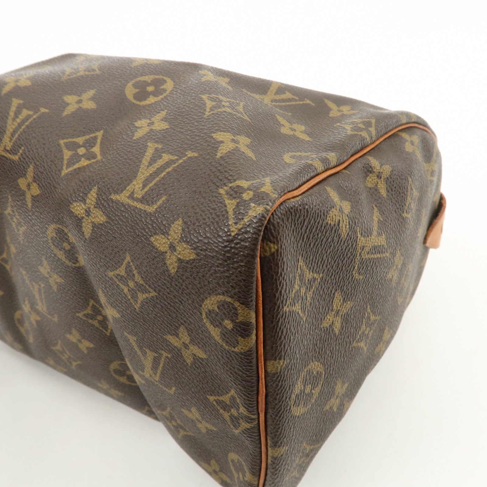 Louis Vuitton Monogram Speedy 25 Boston Bag Hand Bag Brown M41528
