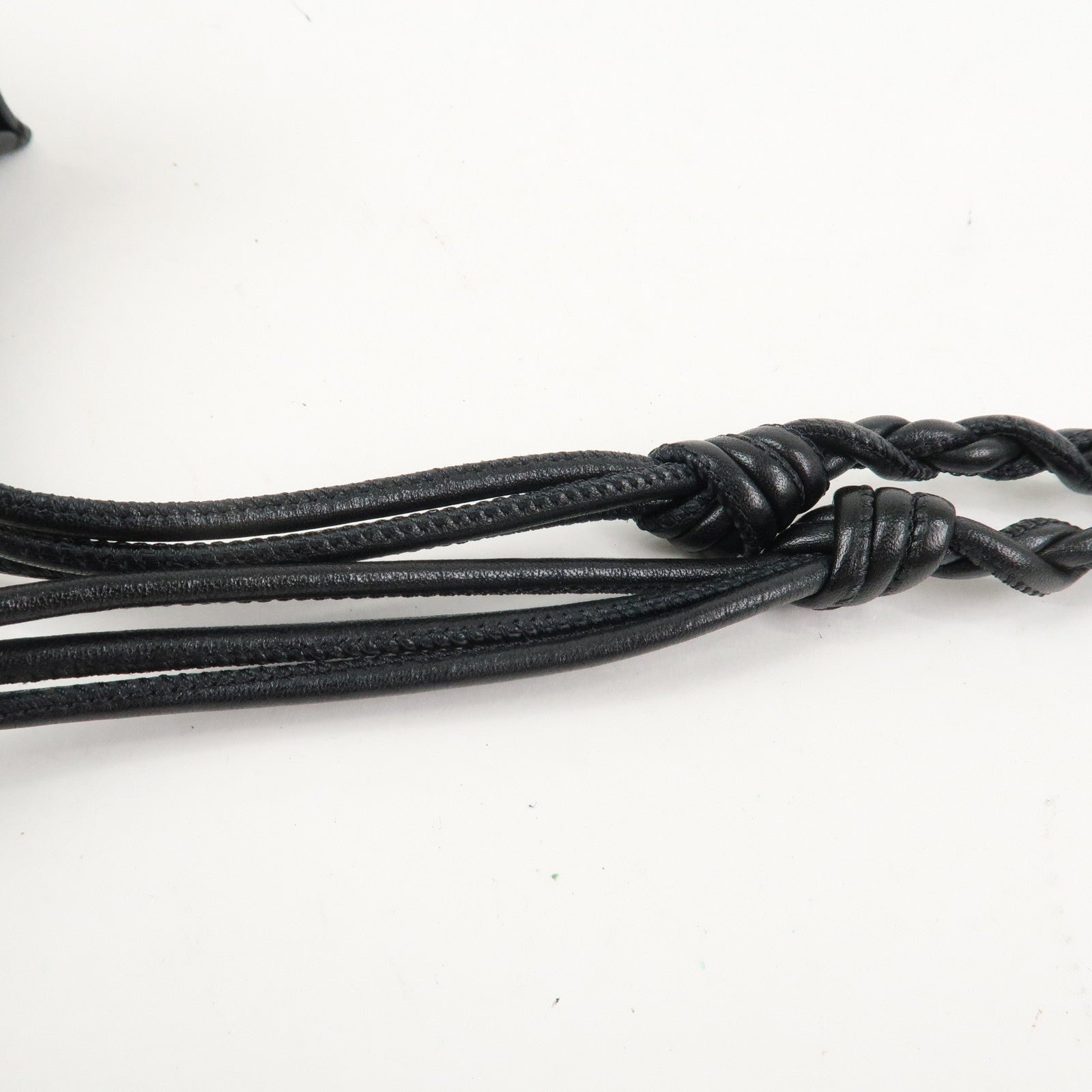 JIL SANDER Tangle Small Logo Leather Shoulder Bag Black