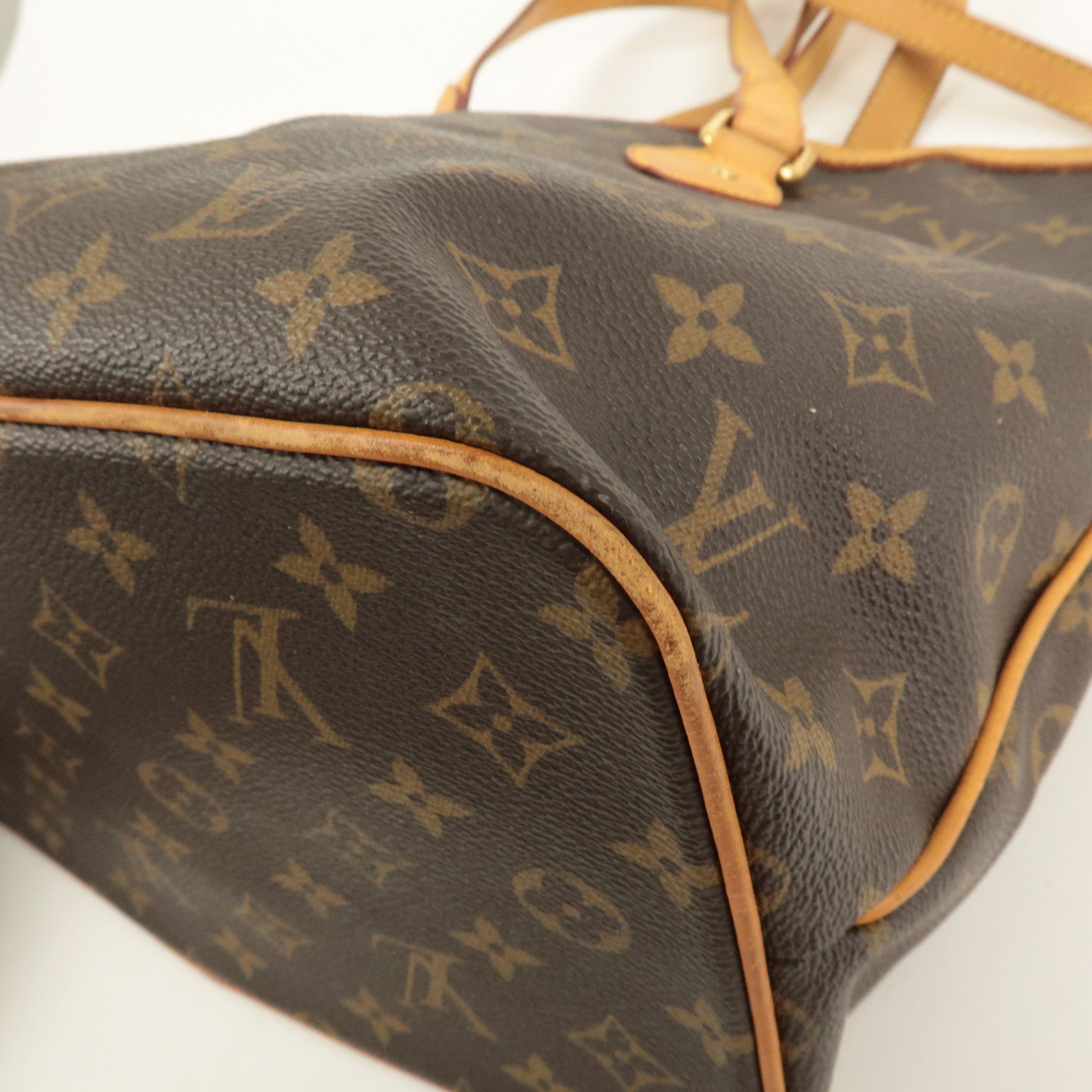 Louis Vuitton Monogram Palermo PM 2Way Hand Bag Brown M40145