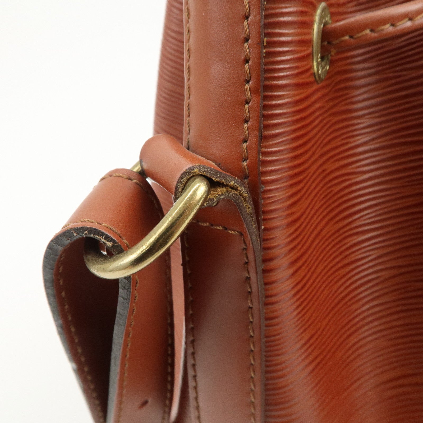 Louis Vuitton Epi Petit Noe Shoulder Bag Kenya Brown M44103