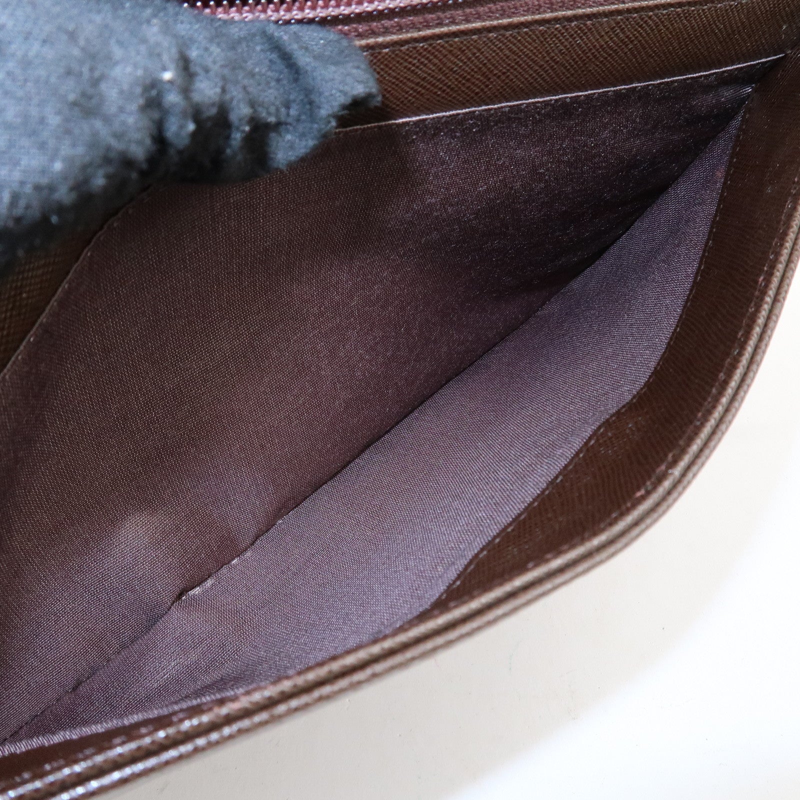 BURBERRY Leather Shoulder Bag Hand Bag Brown Silver HDW Used