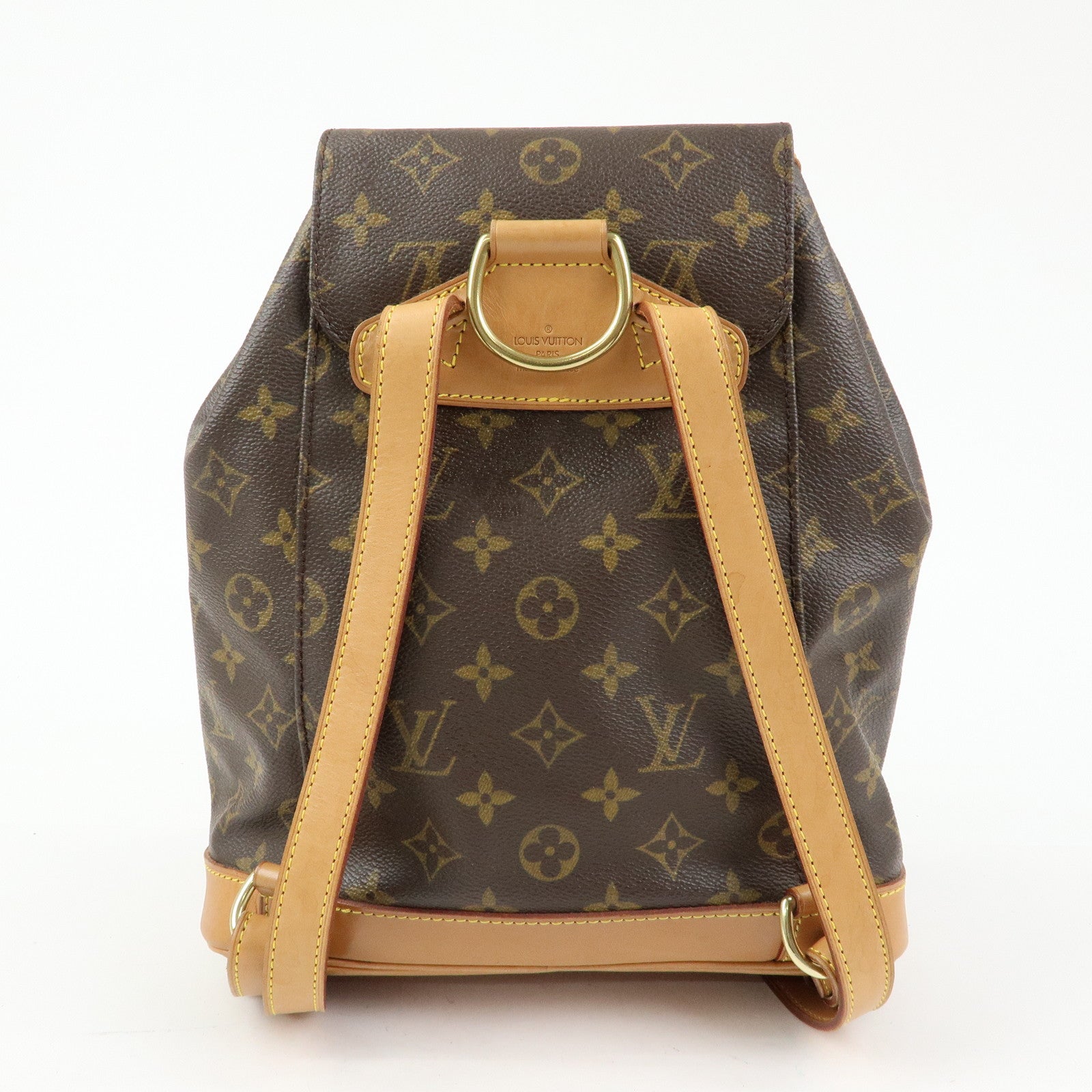 Louis Vuitton Monogram Montsouris MM Backpack Rucksack Brown M51136