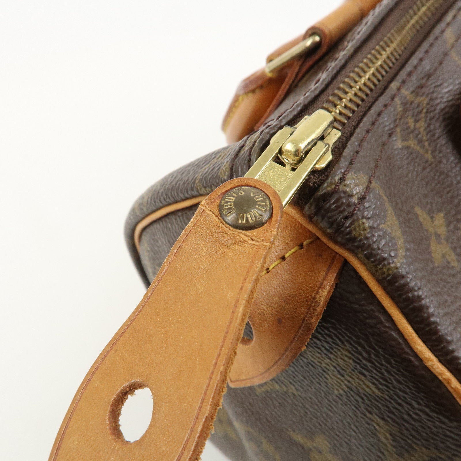 Louis Vuitton Monogram Speedy 25 Boston Bag Hand Bag Brown M41528
