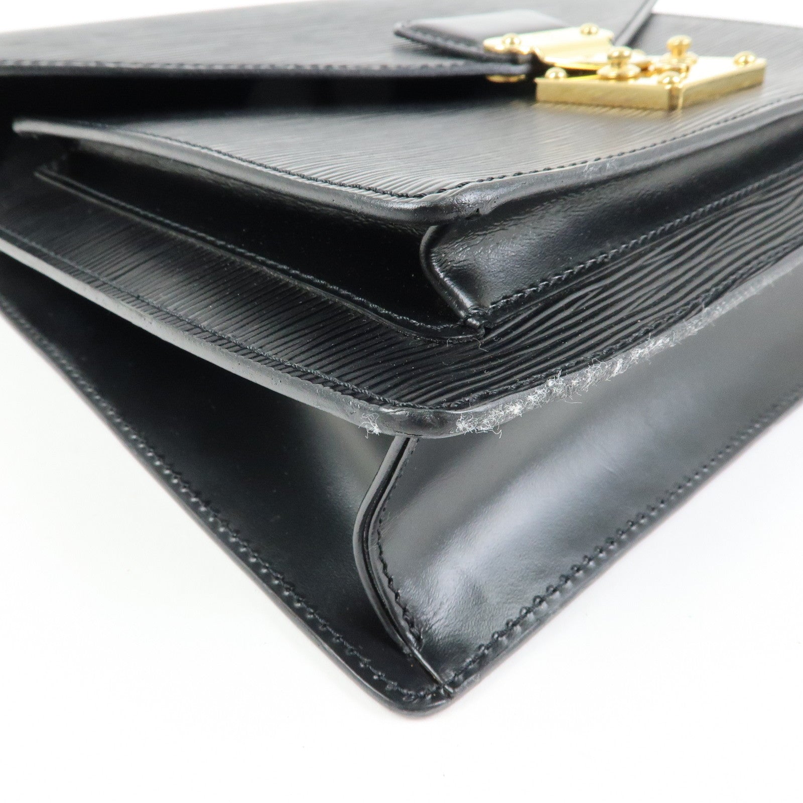 Louis Vuitton Epi Monceau 2Way Shoulder Bag Hand Bag Noir M52122