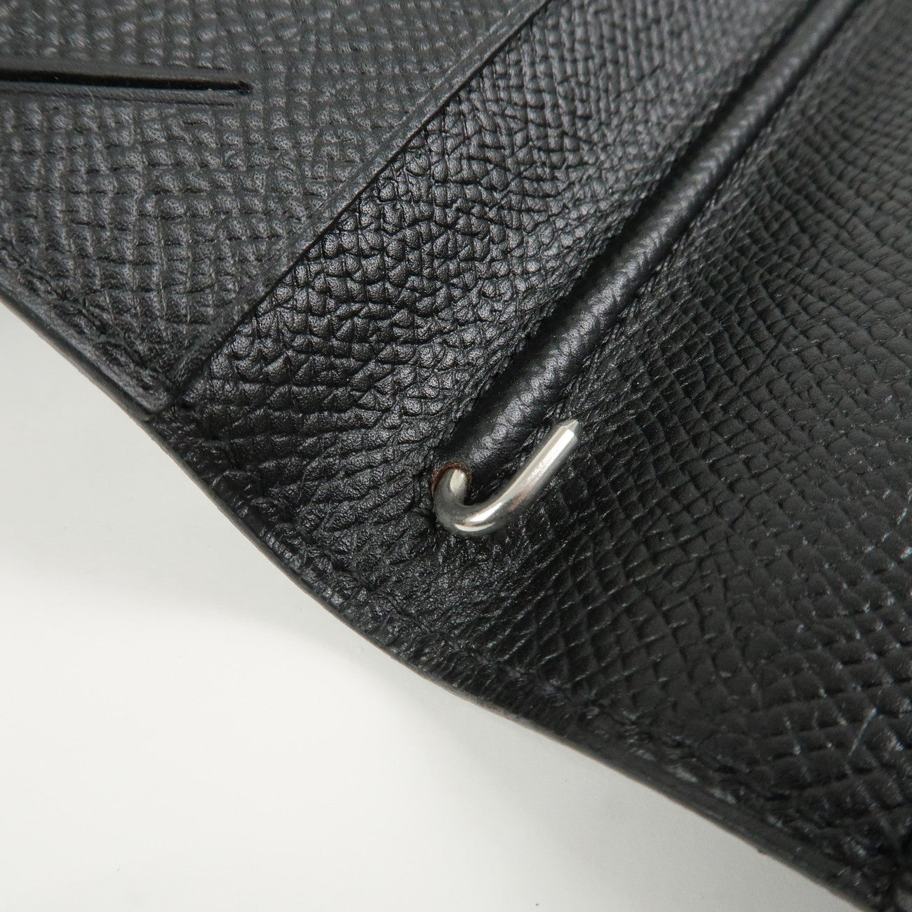 HERMES Epsom Leather Vision Agenda Planner Cover □B Stamped Black