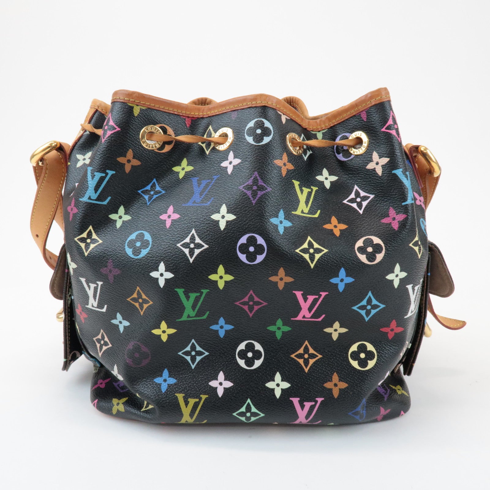 Louis Vuitton Monogram Multicolor Petit Noe Bag Noir M42230