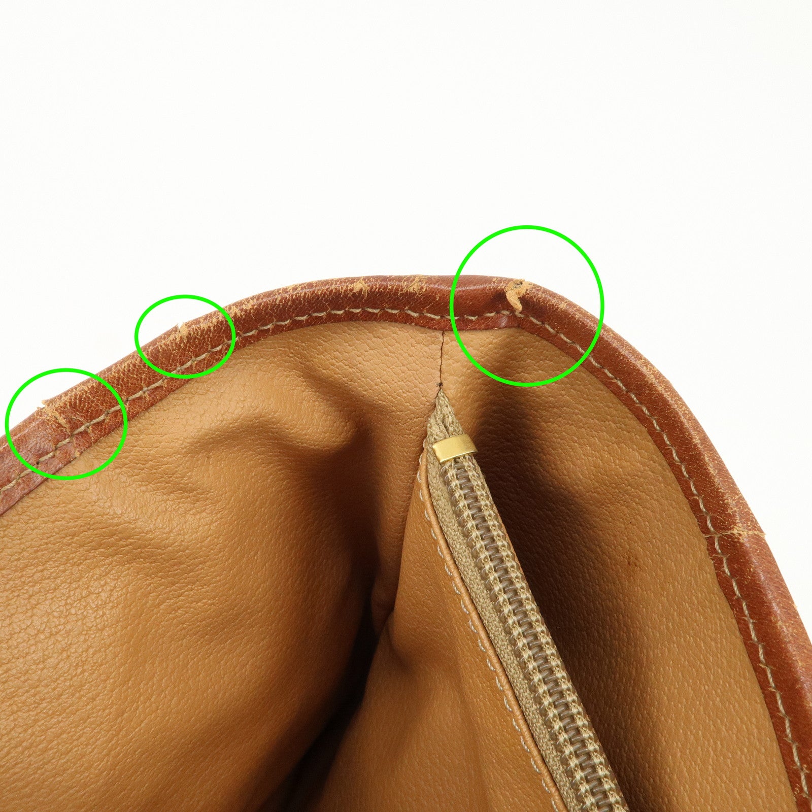 CELINE Macadam PVC Leather Shoulder Bag Tote Bag Brown