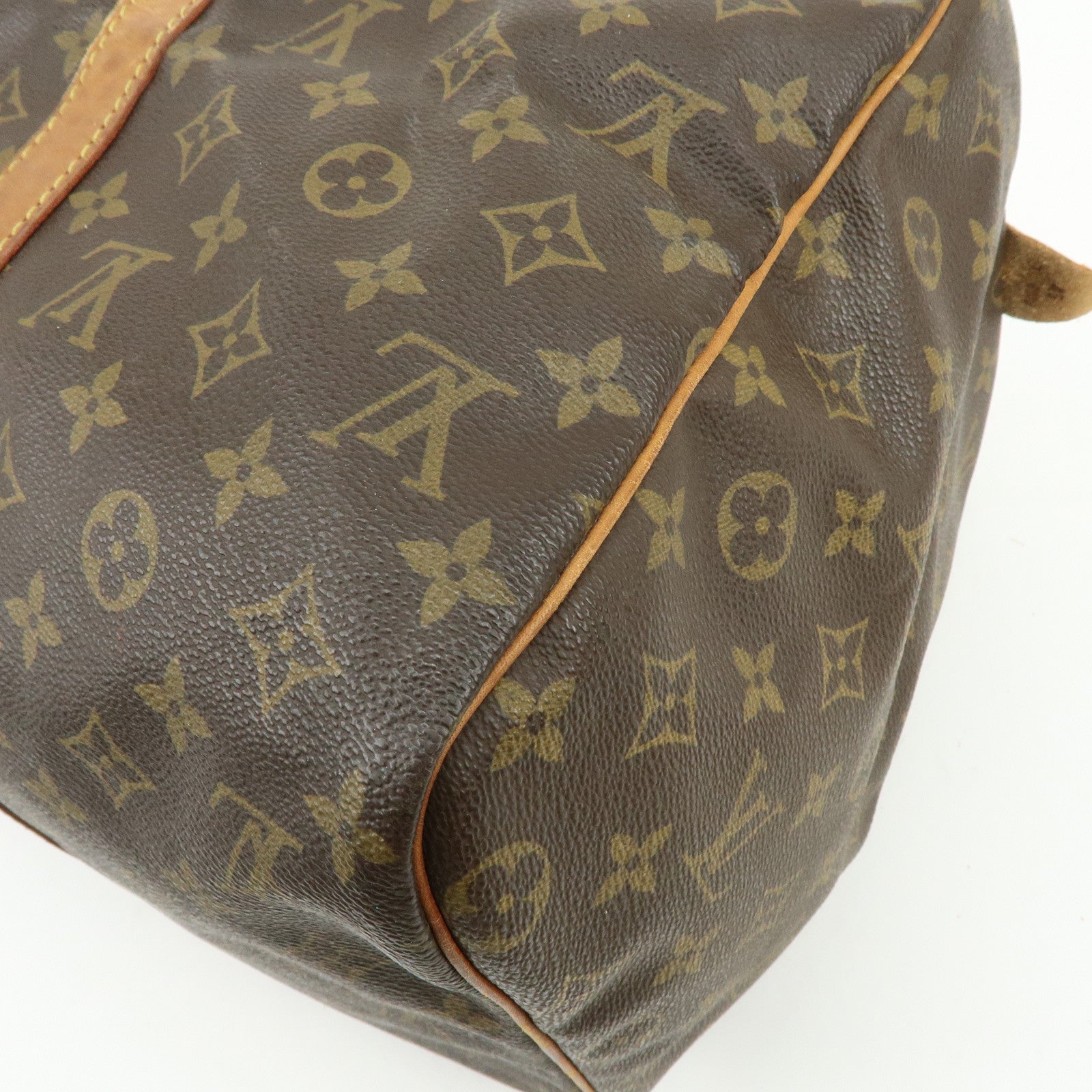Louis Vuitton Monogram Sac Souple 45 Boston Bag Brown M41624
