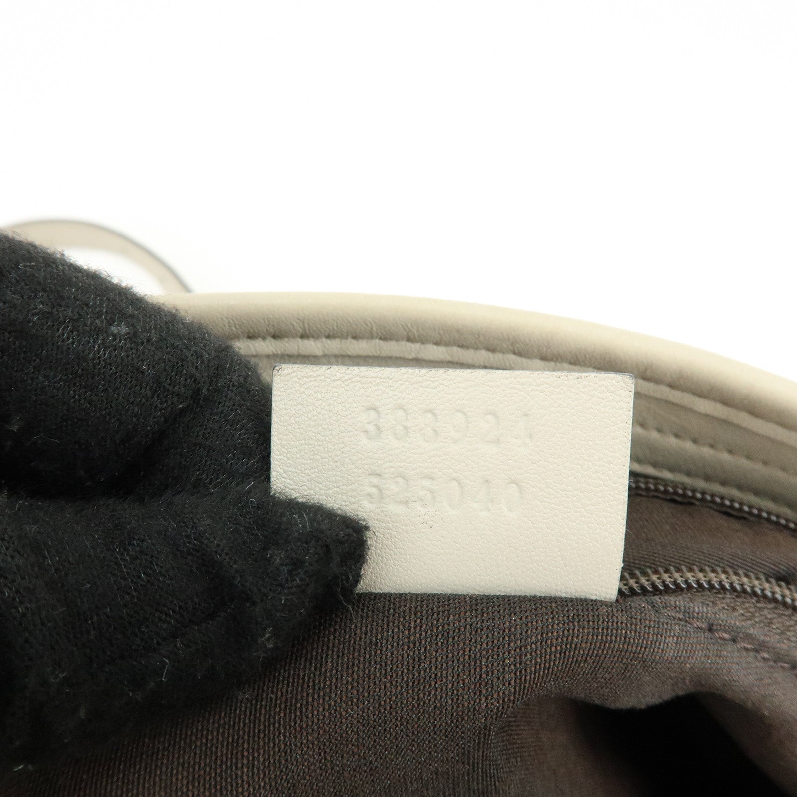 GUCCI GG Canvas Leather Shoulder Crossbody Bag Beige White 388924