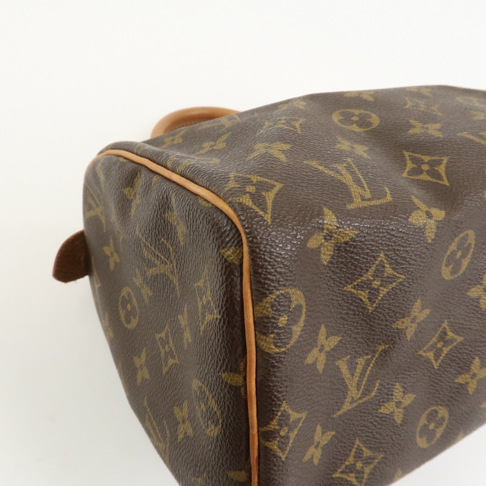 Louis Vuitton Monogram Speedy 25 Boston Bag Hand Bag Brown M41528