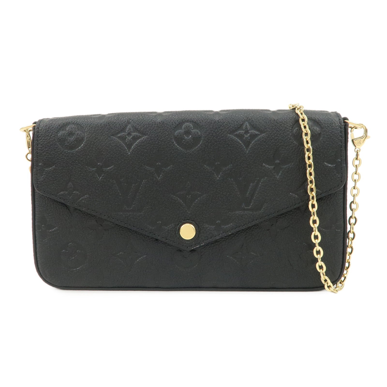 Louis Vuitton Monogram Empreinte Pochette Felicie Noir M82477