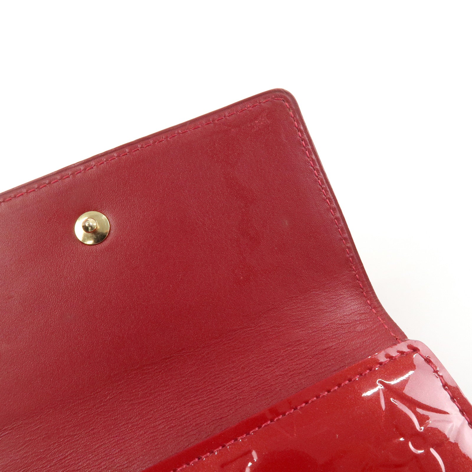 Louis Vuitton Vernis Porte Monnaie Billets Cartes de Credit M91982