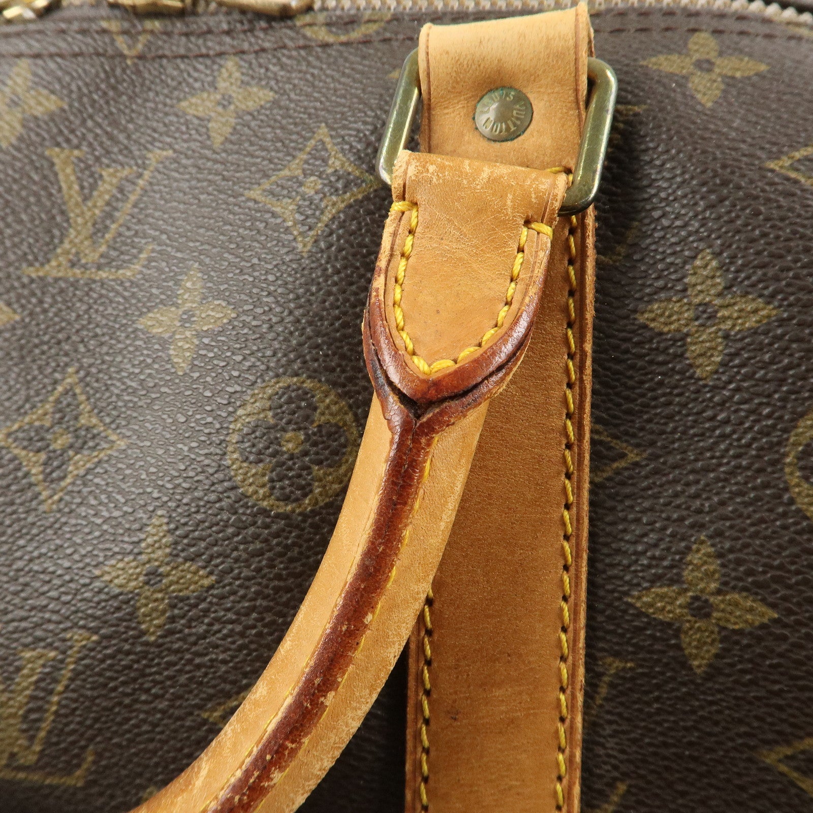 Louis Vuitton Monogram Keep All 55 Boston Bag Travel Bag M41424