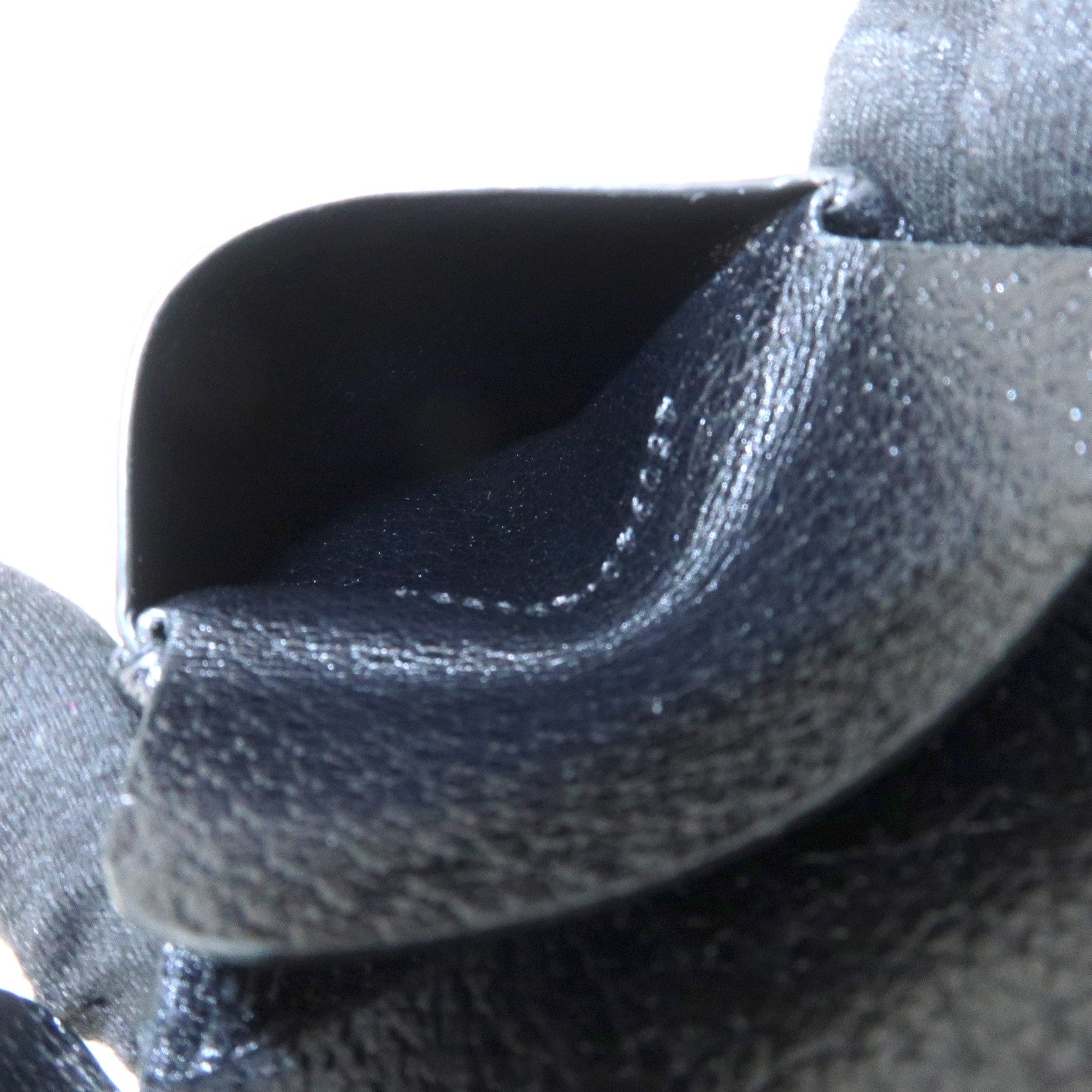 GUCCI GG Marmont Leather Compact Wallet Coin Case Black 450940