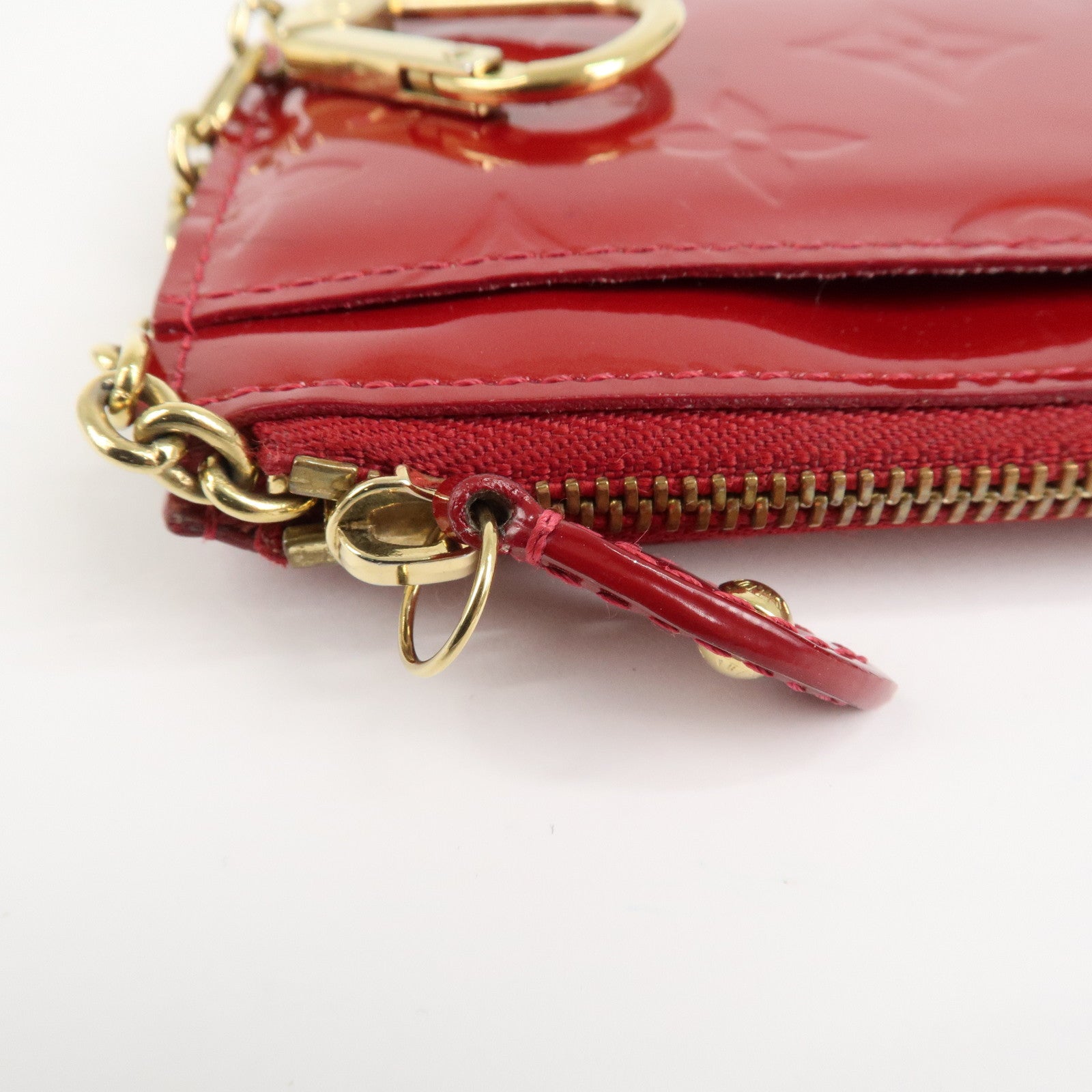 Louis Vuitton Monogram Vernis Pochette Cles NM Coin Case M93559 Used