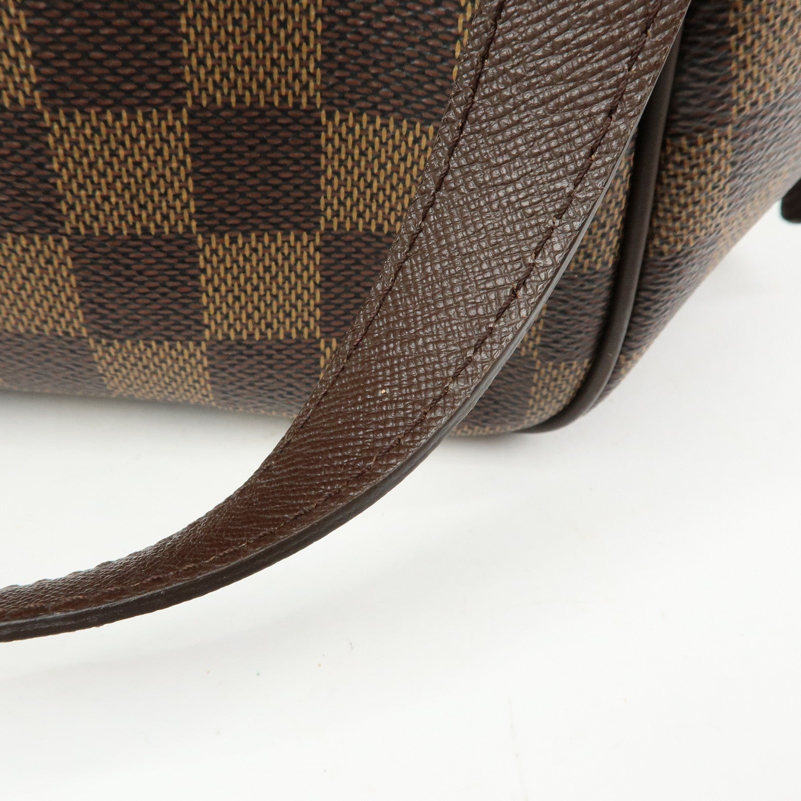 Louis Vuitton Damier Canvas Belem PM Hand Bag Ebene Brown N51173