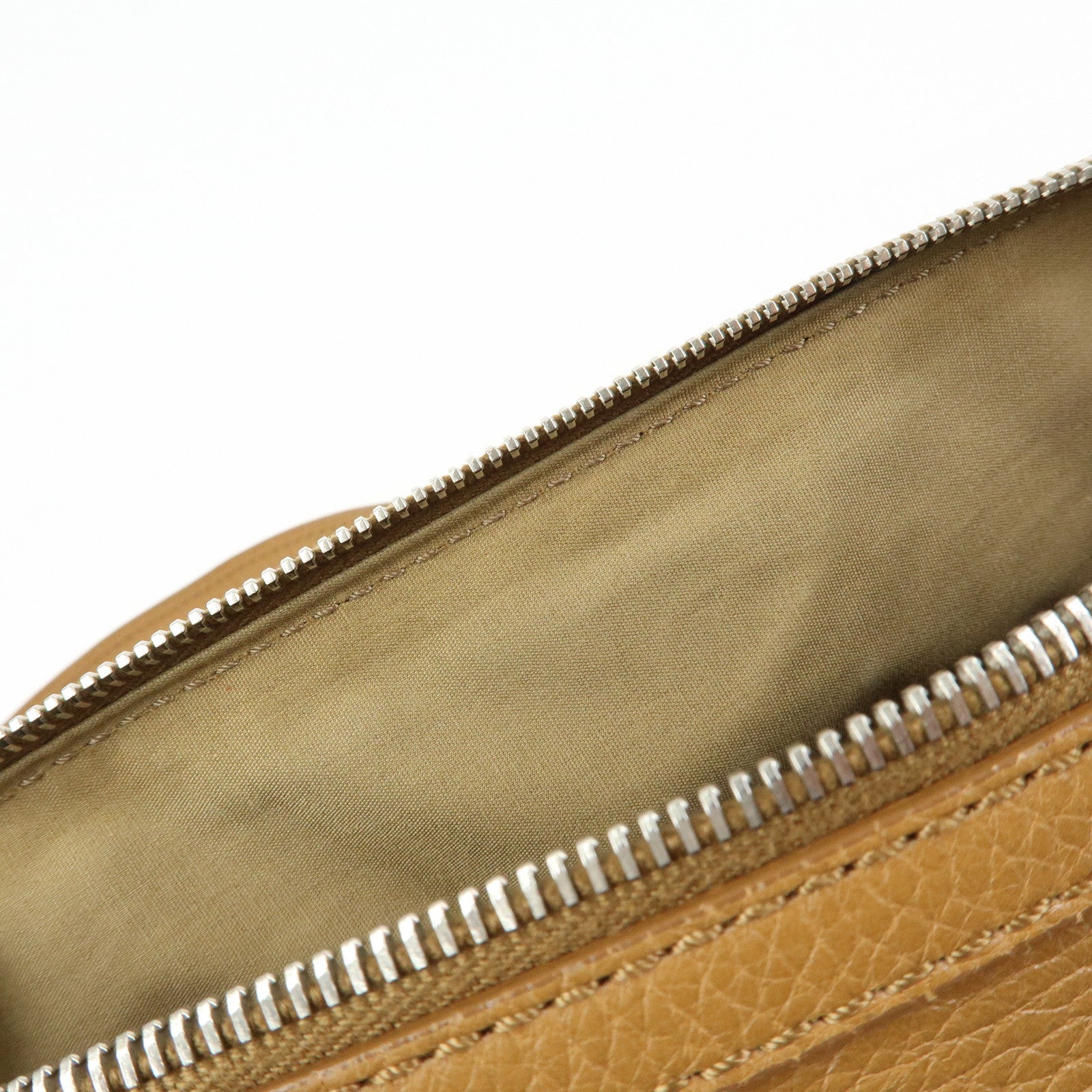 TOD'S Miky Leather Shoulder Bag Crossbody Bag Camel Light Brown