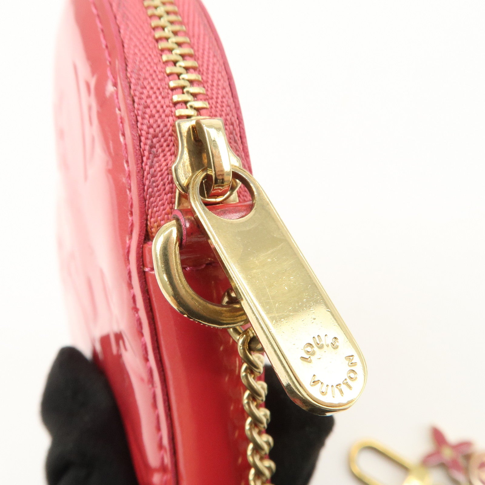 Louis Vuitton Monogram Vernis Porte Monnaie Coeur Coin Case M93562