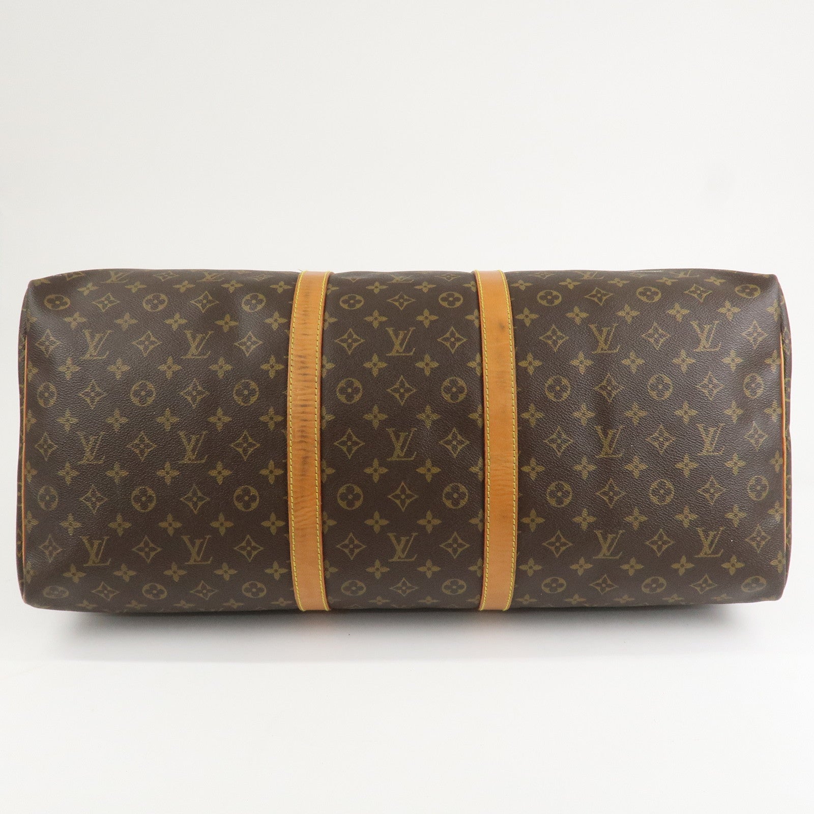 Louis Vuitton Monogram Keep All 60 Boston Bag Brown M41422
