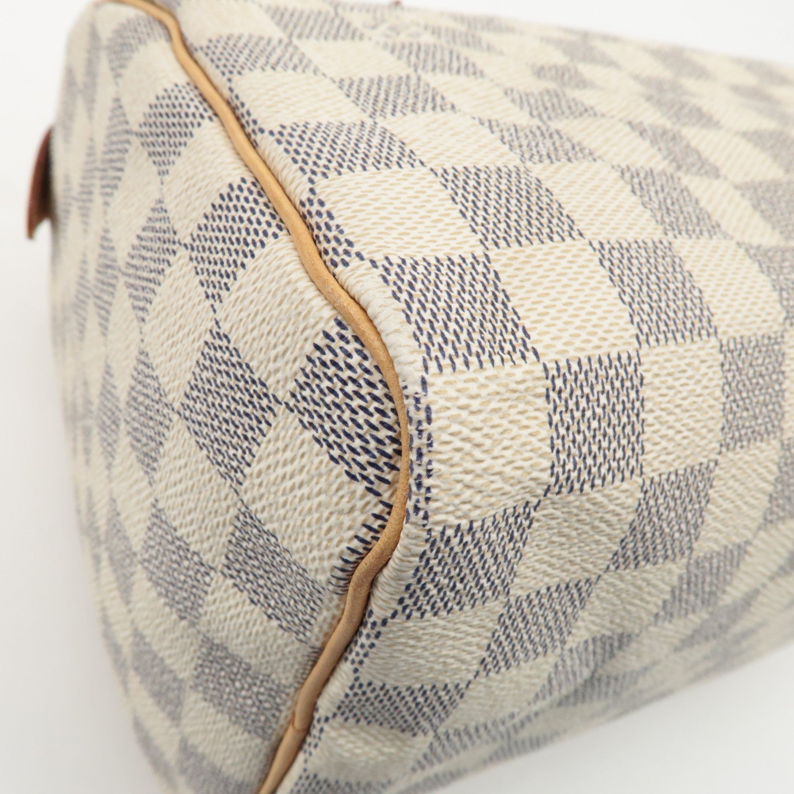 Louis Vuitton Damier Azur Speedy 25 Boston Bag Hand Bag N41534 Used