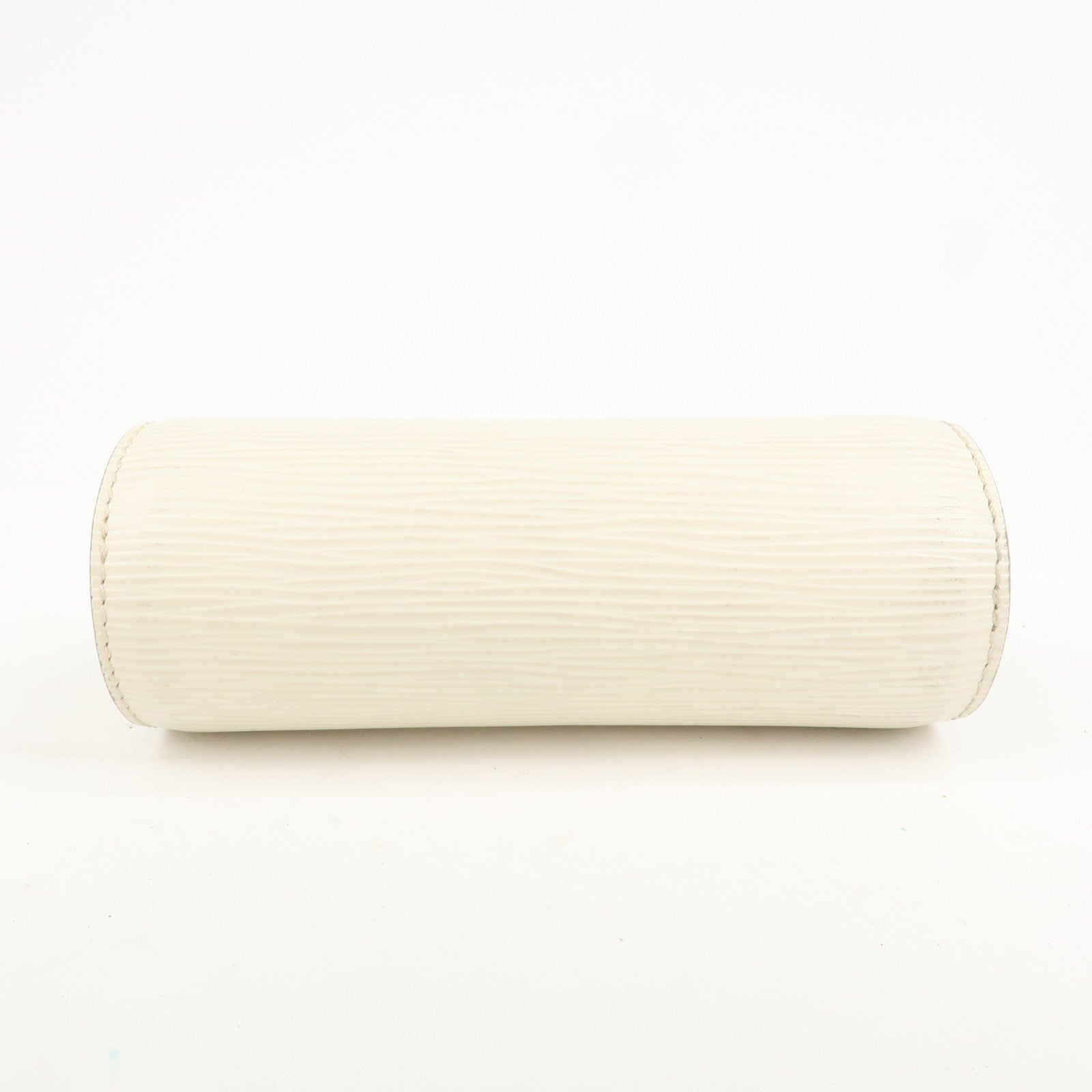 Louis Vuitton Epi Leather Mini Pouch For Soufflot Bag Yvoire White