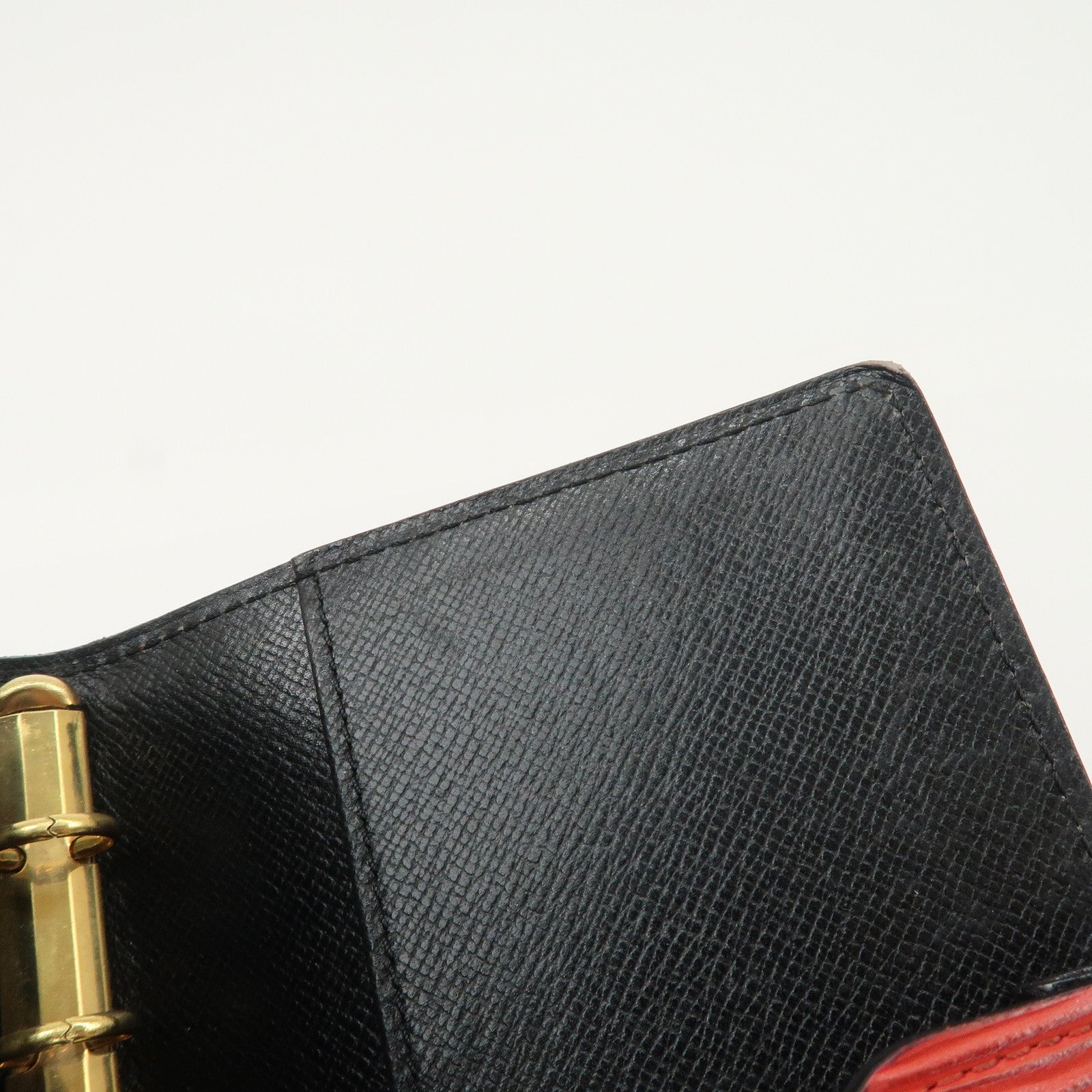 Louis Vuitton Epi Set of 2 Agenda Cover Castilian Red R20059 R20057 Used