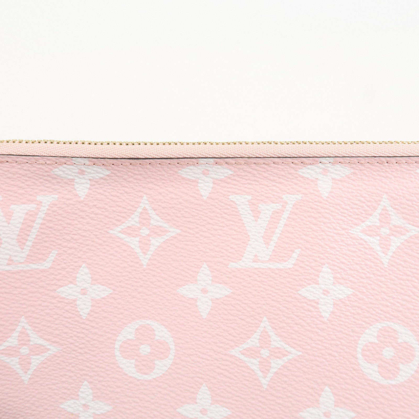 Louis Vuitton Monogram Giant Pochette Double Zip Pouch Rouge M67561 Used