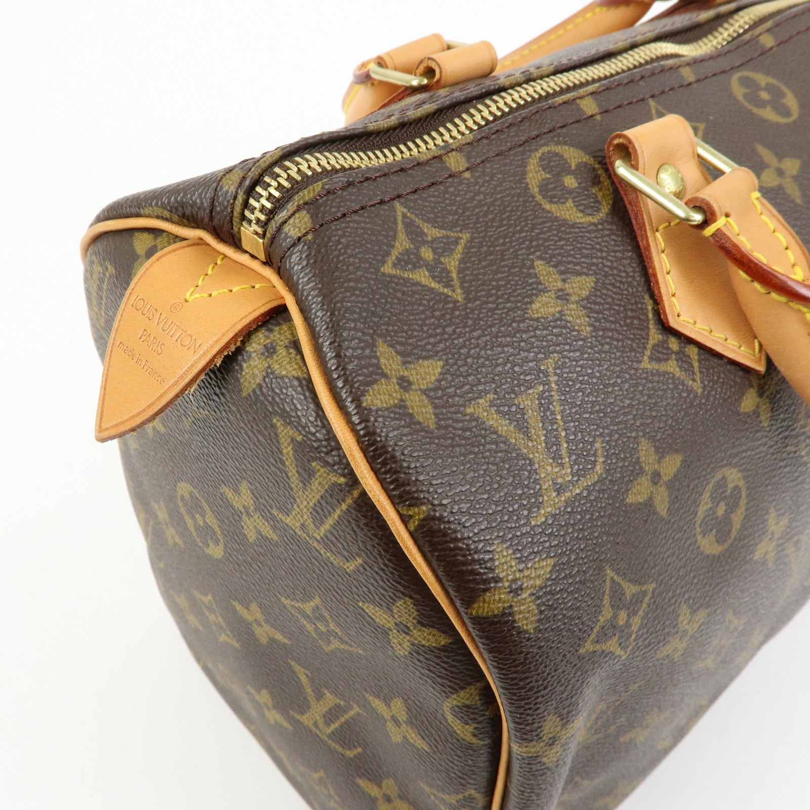 Louis Vuitton Monogram Speedy 30 Boston Bag Hand Bag Brown M41526