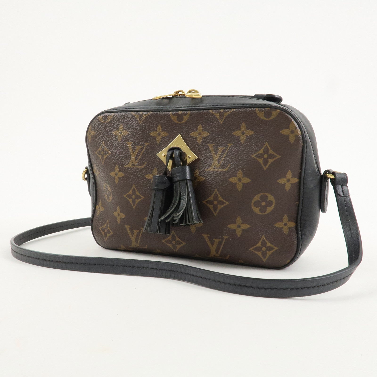 Louis Vuitton Monogram Saintonge Shoulder Bag Noir M43555 Used