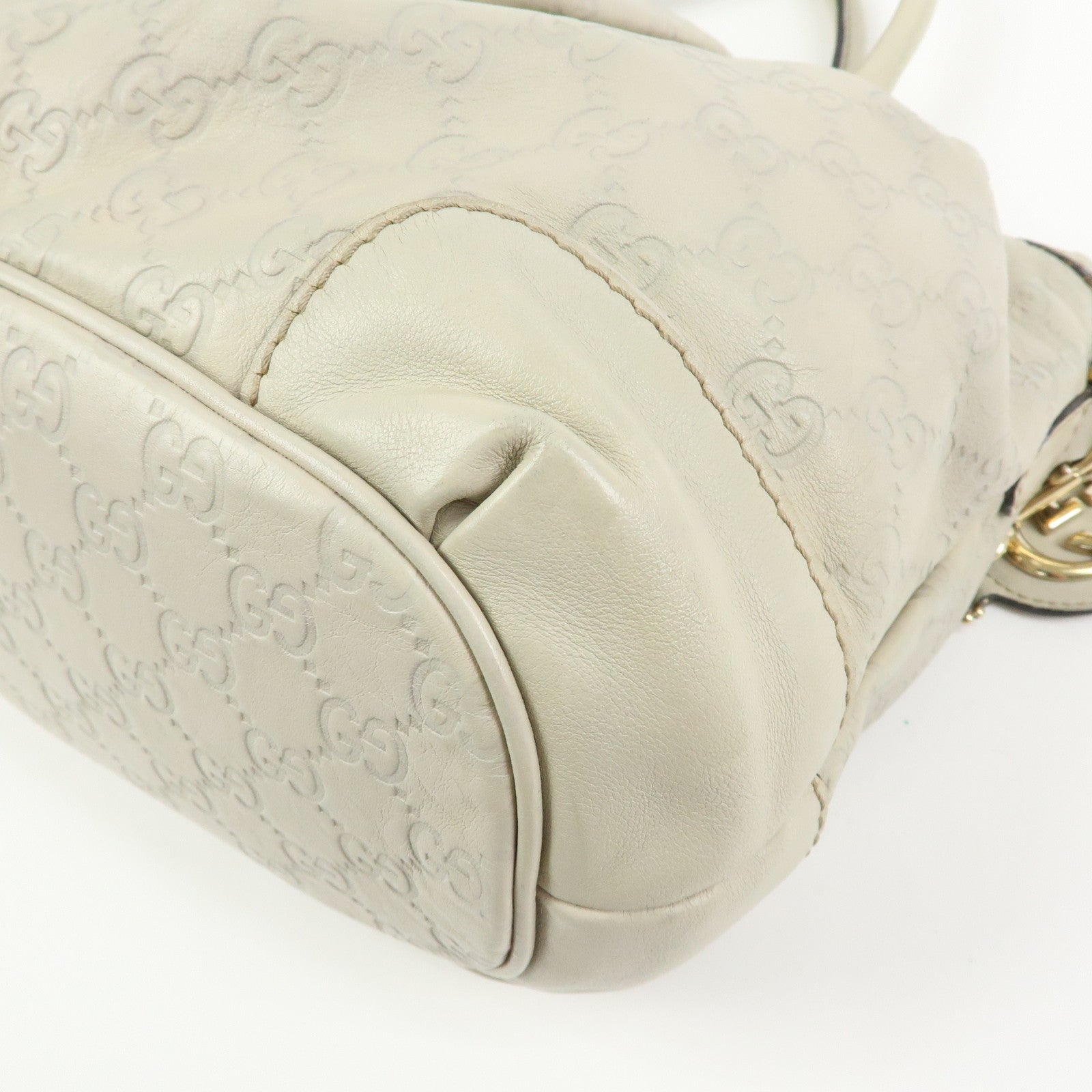 GUCCI Sukey Interlocking G Guccissima Leather 2Way Hand Bag 247902