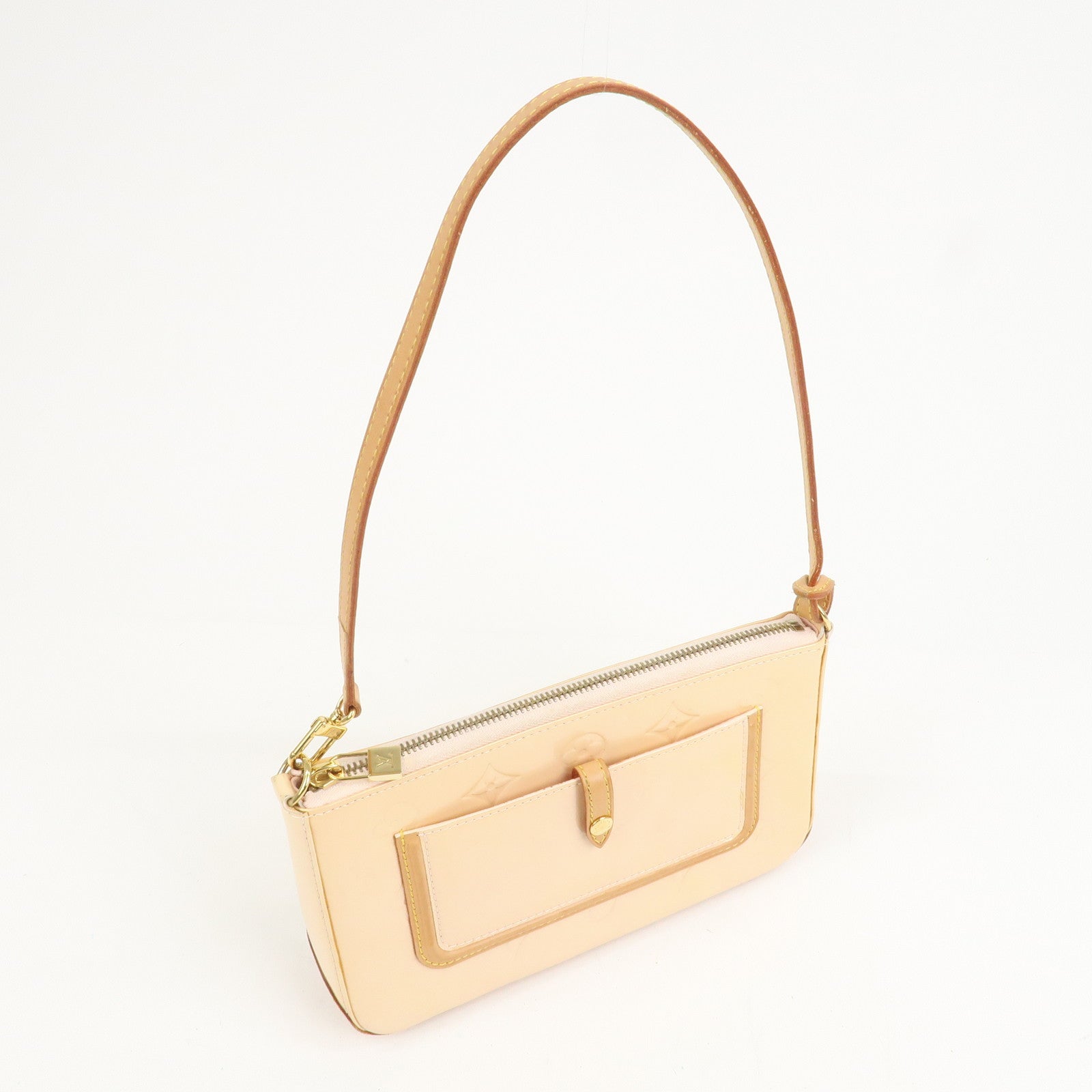 Louis Vuitton Monogram Vernis Mallory Square Hand Bag Pink M91292
