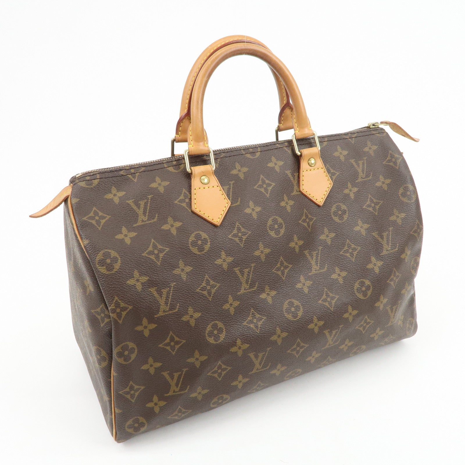 Louis Vuitton Monogram Speedy 35 Boston Bag Hand Bag M41524