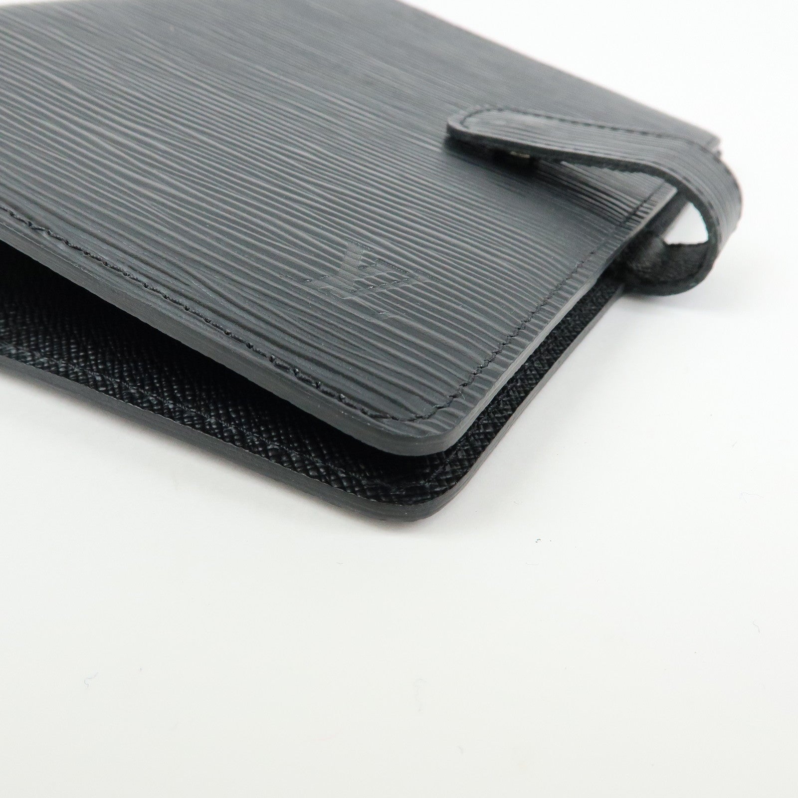 Louis Vuitton Epi Agenda MM Planner Cover Noir Black R20202