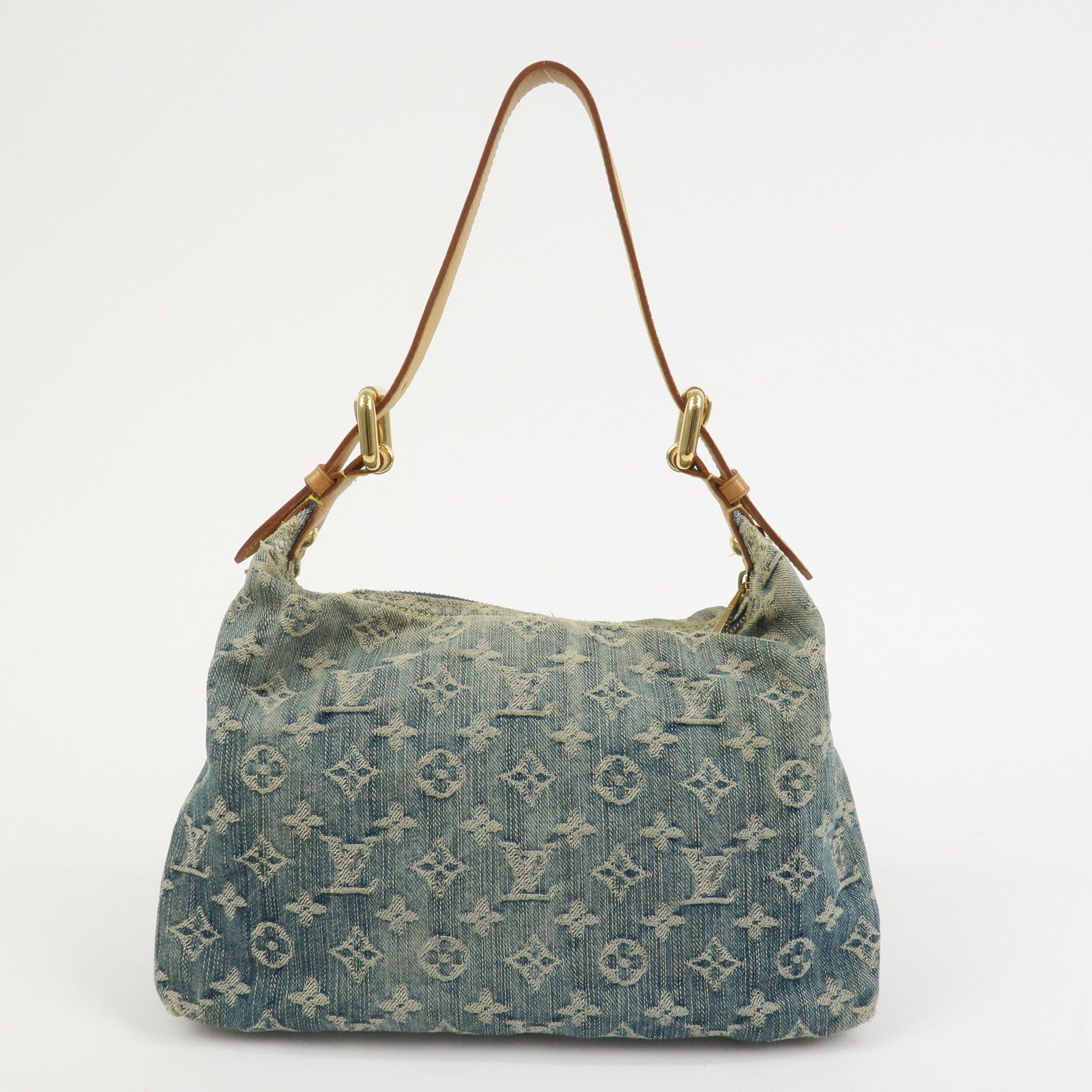 Louis Vuitton Monogram Denim Baggy PM 2Way Bag Shoulder Bag M95049