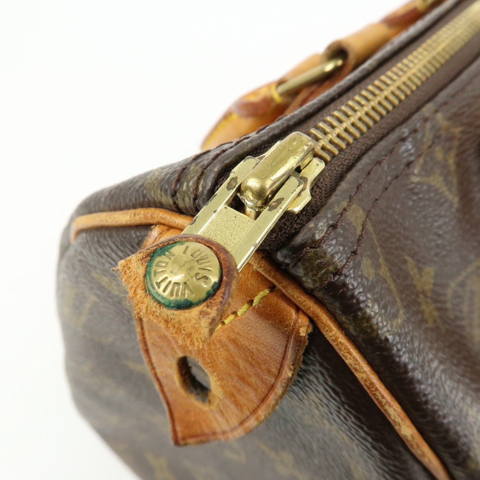 Louis Vuitton Monogram Speedy 25 Boston Bag Hand Bag Brown M41528